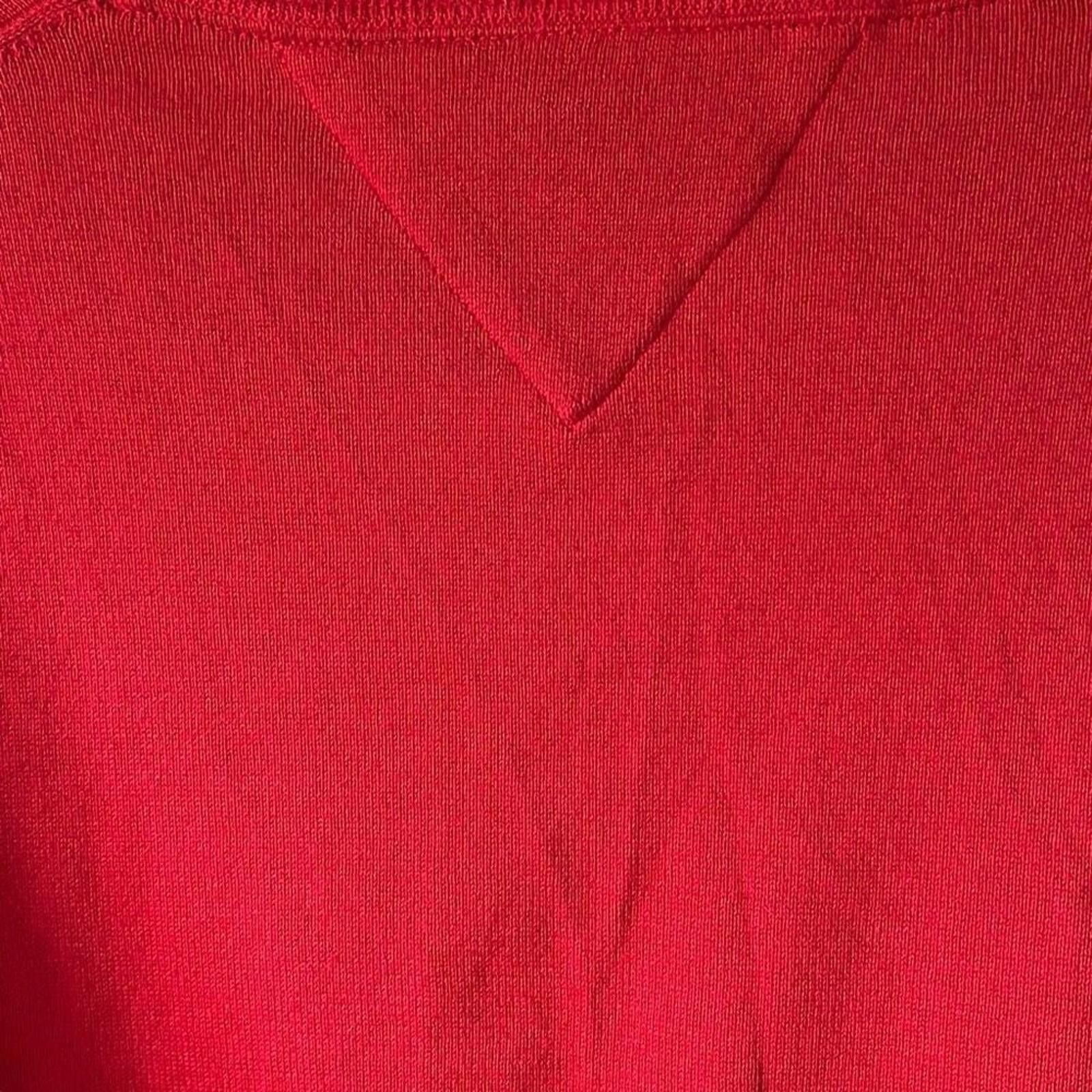 Tommy Hilfiger Tommy Hilfiger men's red cotton sweater large Size US L / EU 52-54 / 3 - 5 Thumbnail