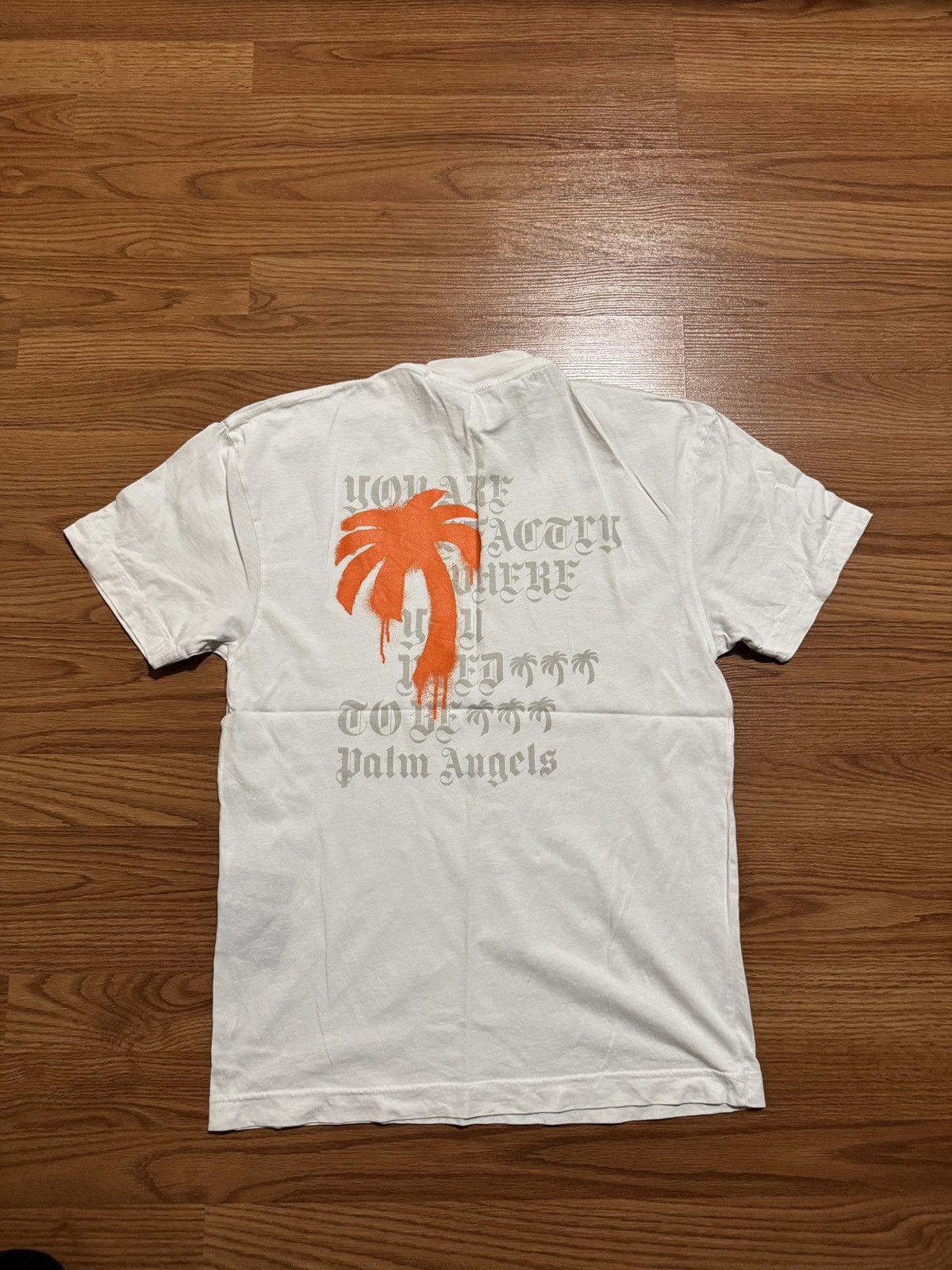 Palm Angels Palm Angels - off white t-shirt Size US XS / EU 42 / 0 - 2 Thumbnail