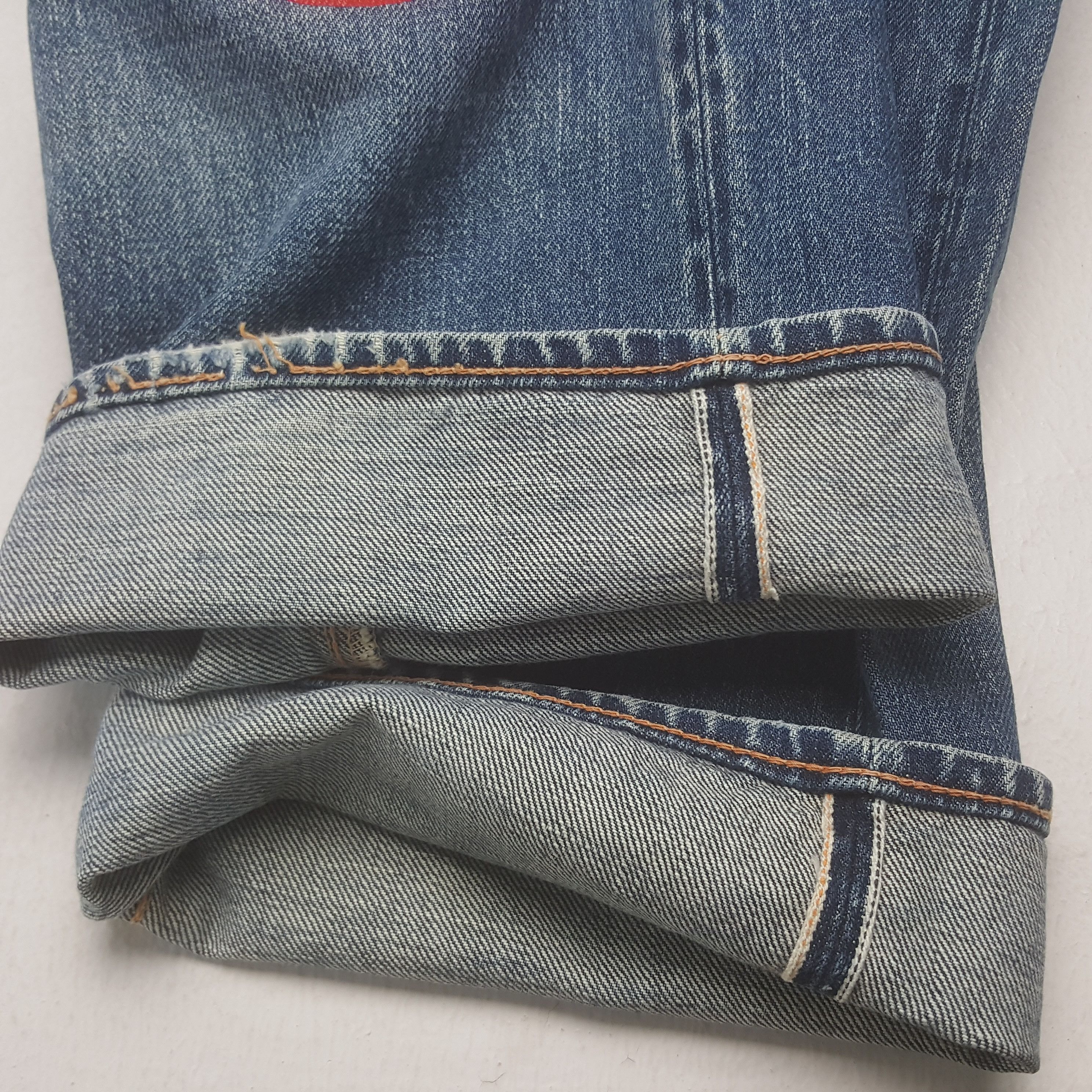 Evisu × Japanese Brand × Vintage Vintage Evisu Japanese Brand Daicock Custom Art Denim Jeans Size US 29 - 14 Thumbnail