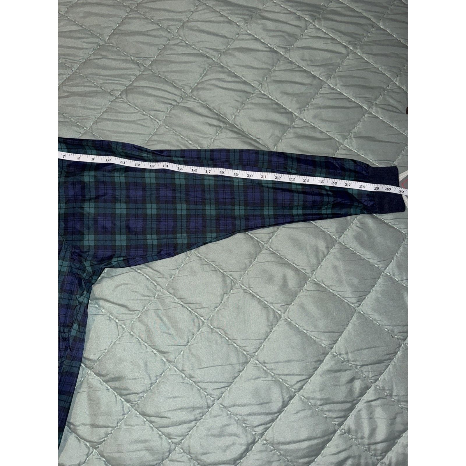Wilson Wilson Tech Navy/Green Plaid Golf Pullover Size L NWT Size US L / EU 52-54 / 3 - 15 Thumbnail