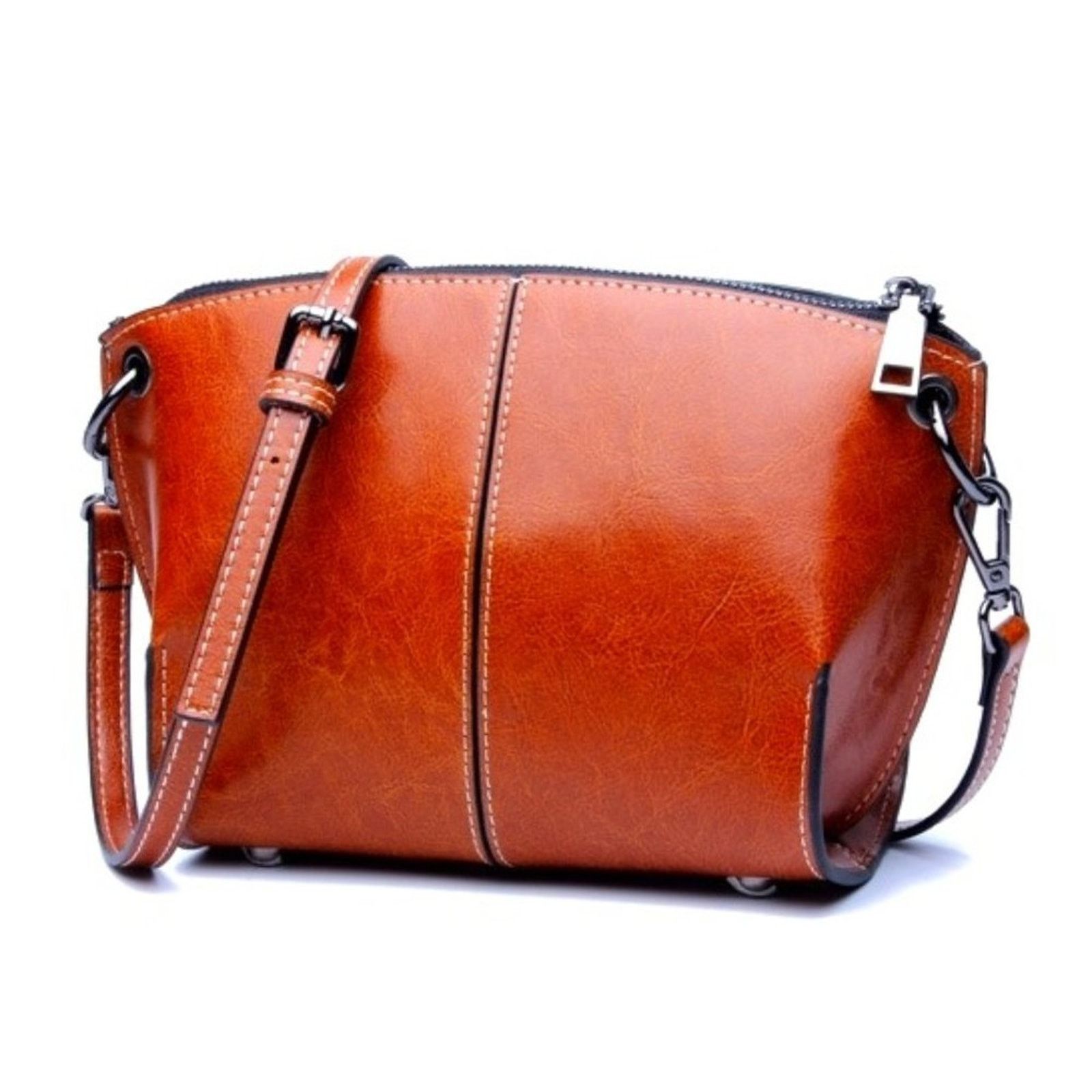 Designer MDBM Chatou Structured Minimalist Leather Crossbody Bag Size ONE SIZE - 1 Thumbnail