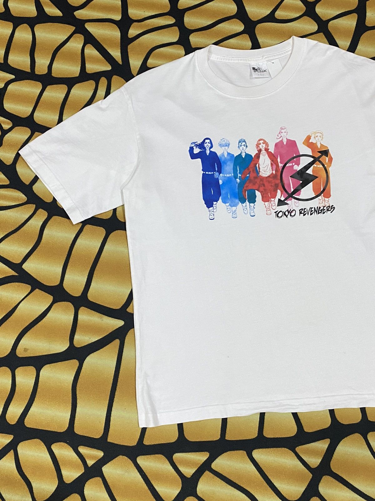 Anime × Japanese Brand RARE TOKYO REVENGERS JAPANESE ANIME WHITE TEE Size US L / EU 52-54 / 3 - 3 Thumbnail