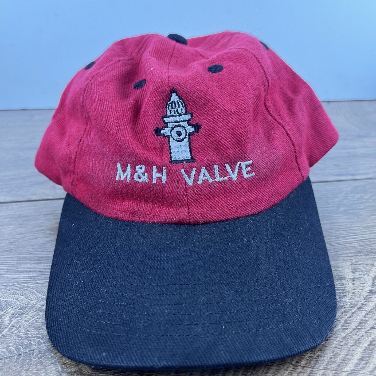 Other M&H Valve Hat Fire Hydrant Hat Red Adjustable Hat Red Adult Size ONE SIZE - 1 Thumbnail