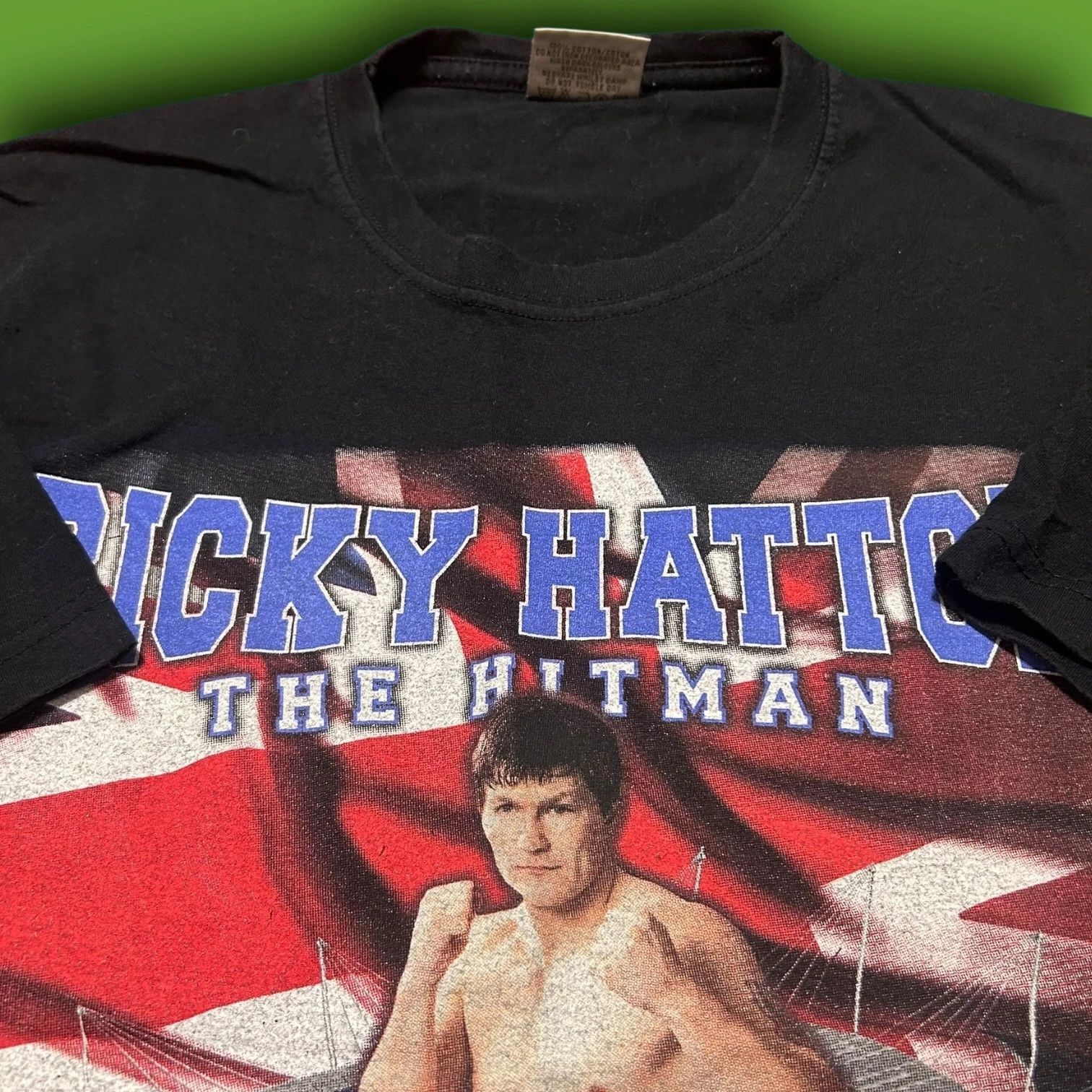 Vintage Vintage 2008 Ricky Hatton Boxing Promo T Shirt Size US L / EU 52-54 / 3 - 1 Thumbnail