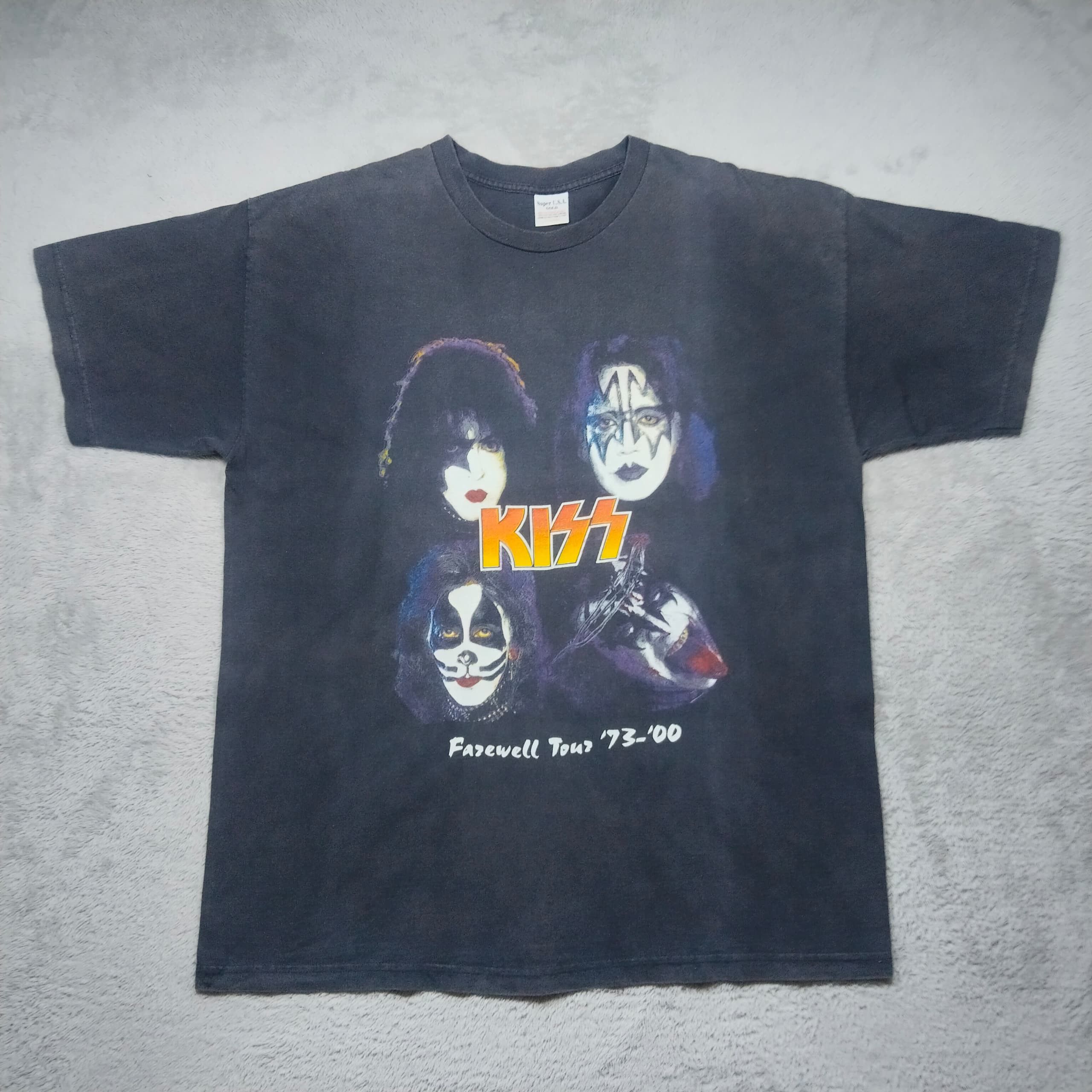 Band Tees × KISS × Vintage VINTAGE DISTRESSED KISS OFF 2000 TOUR T SHIRT Size US XL / EU 56 / 4 - 1 Thumbnail