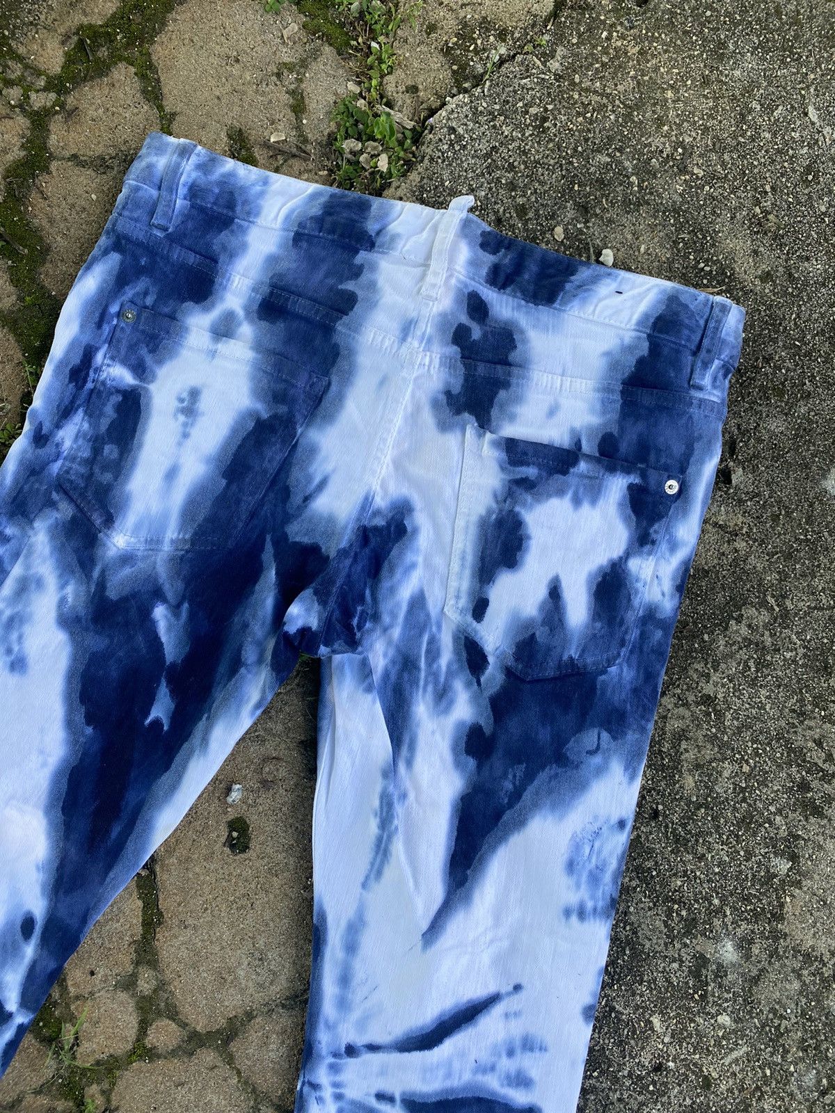 Dsquared2 🔥 Rare 🔥 Dsquared2 Tie Dye Denim Jeans Pants Size US 35 - 7 Thumbnail