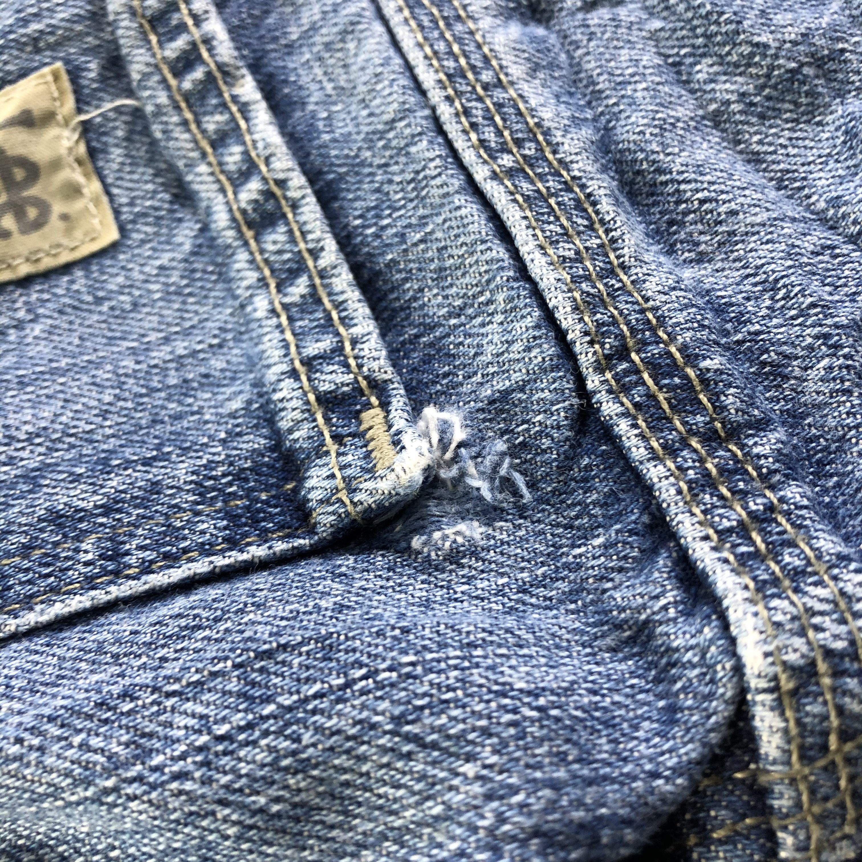 Lee Vintage Blue Wash Lee Jeans-J4215 Size US 33 - 8 Thumbnail