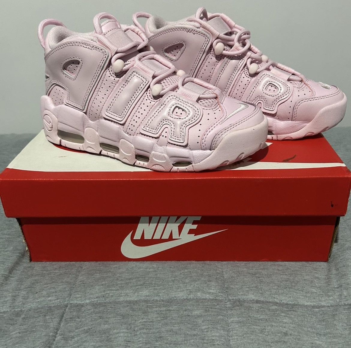 Nike Nike Air More Uptempo “Pink Foam” Size US 6 / IT 36 - 1 Thumbnail