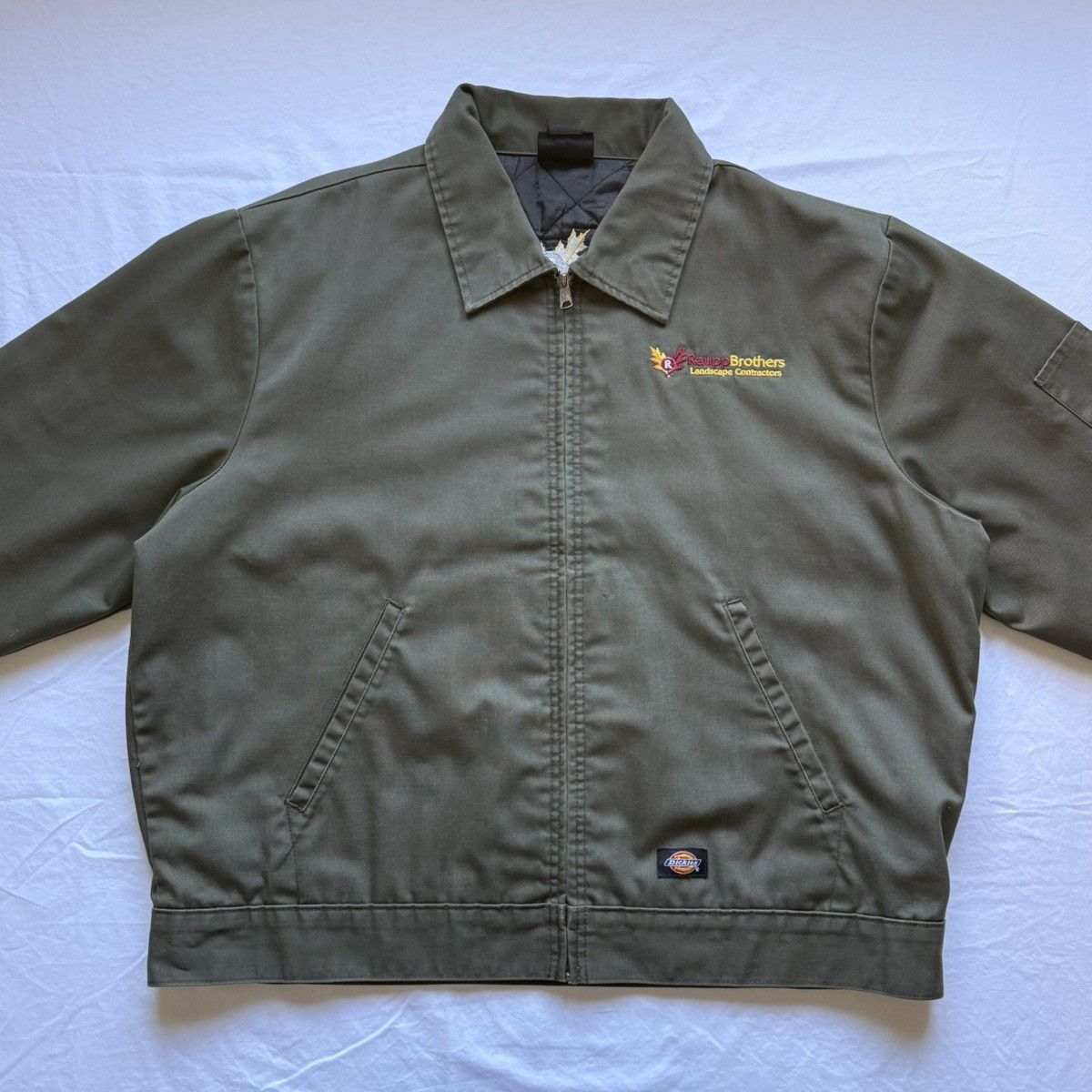Dickies Vintage Dickies Insulated Eisenhower Jacket Moss Green XL Size US XL / EU 56 / 4 - 1 Thumbnail