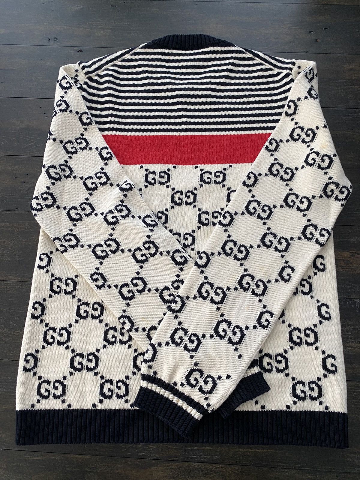 Gucci GG cotton knit sweater Size US M / EU 48-50 / 2 - 9 Thumbnail