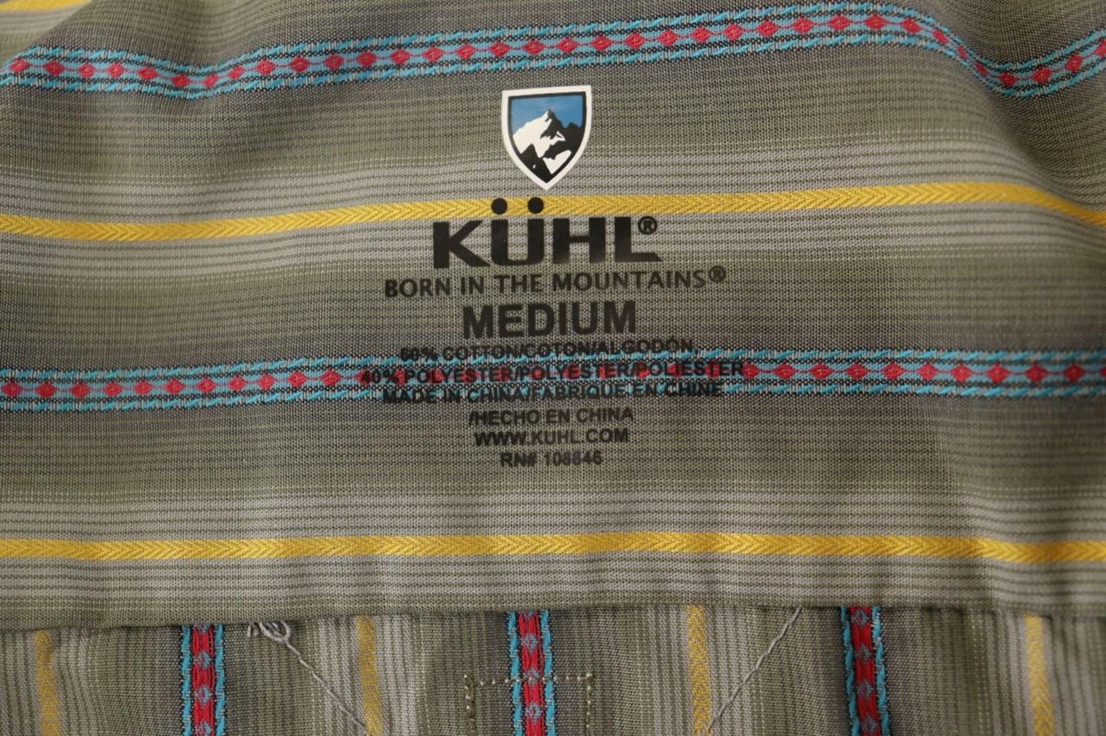Kuhl Kuhl Multicolor Stripe Button Down Hiking Shirt Size M Size US M / EU 48-50 / 2 - 12 Thumbnail