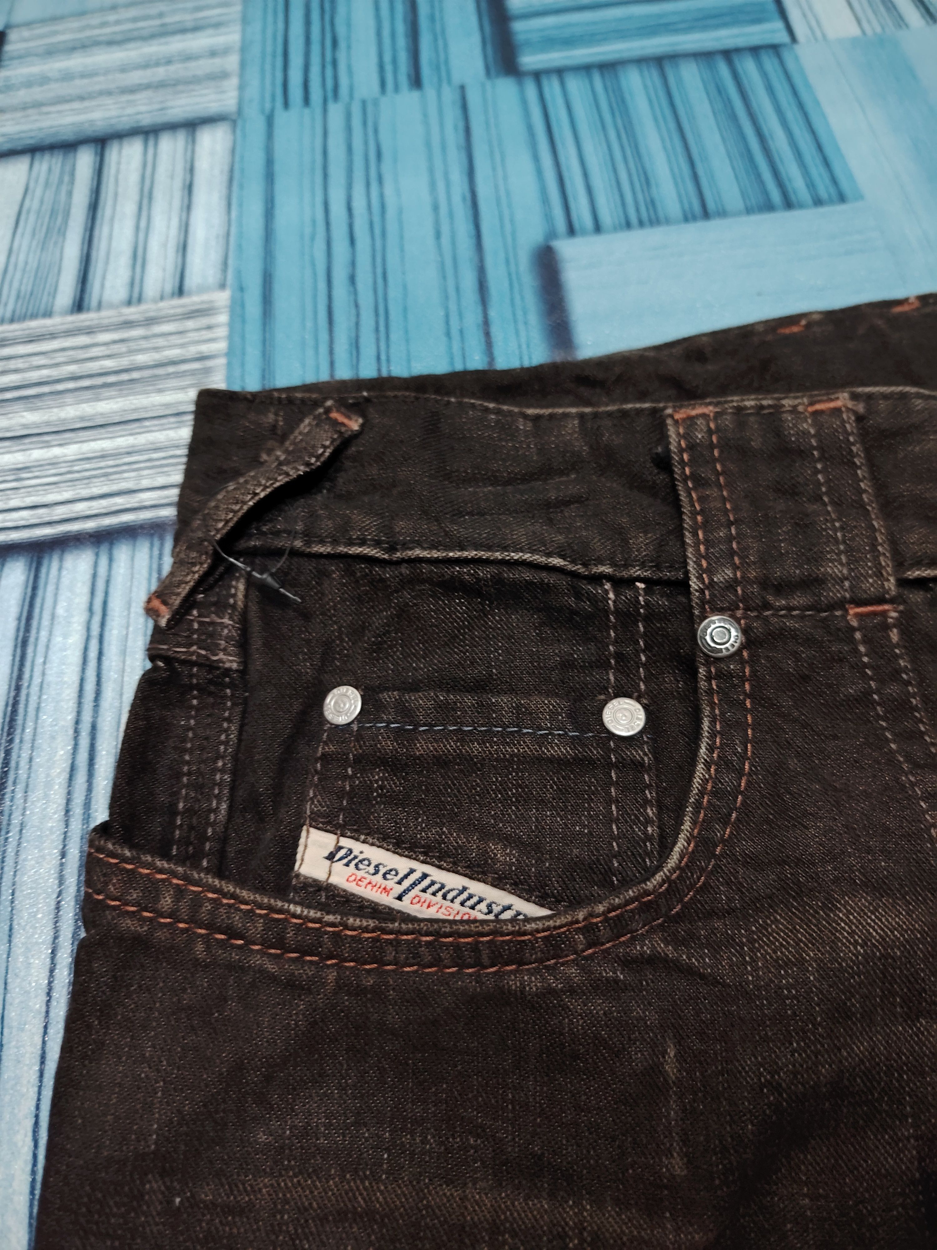 Diesel 💥Insane 90s Diesel Industry Flared Jeans Size 28" / US 6 / IT 42 - 5 Thumbnail