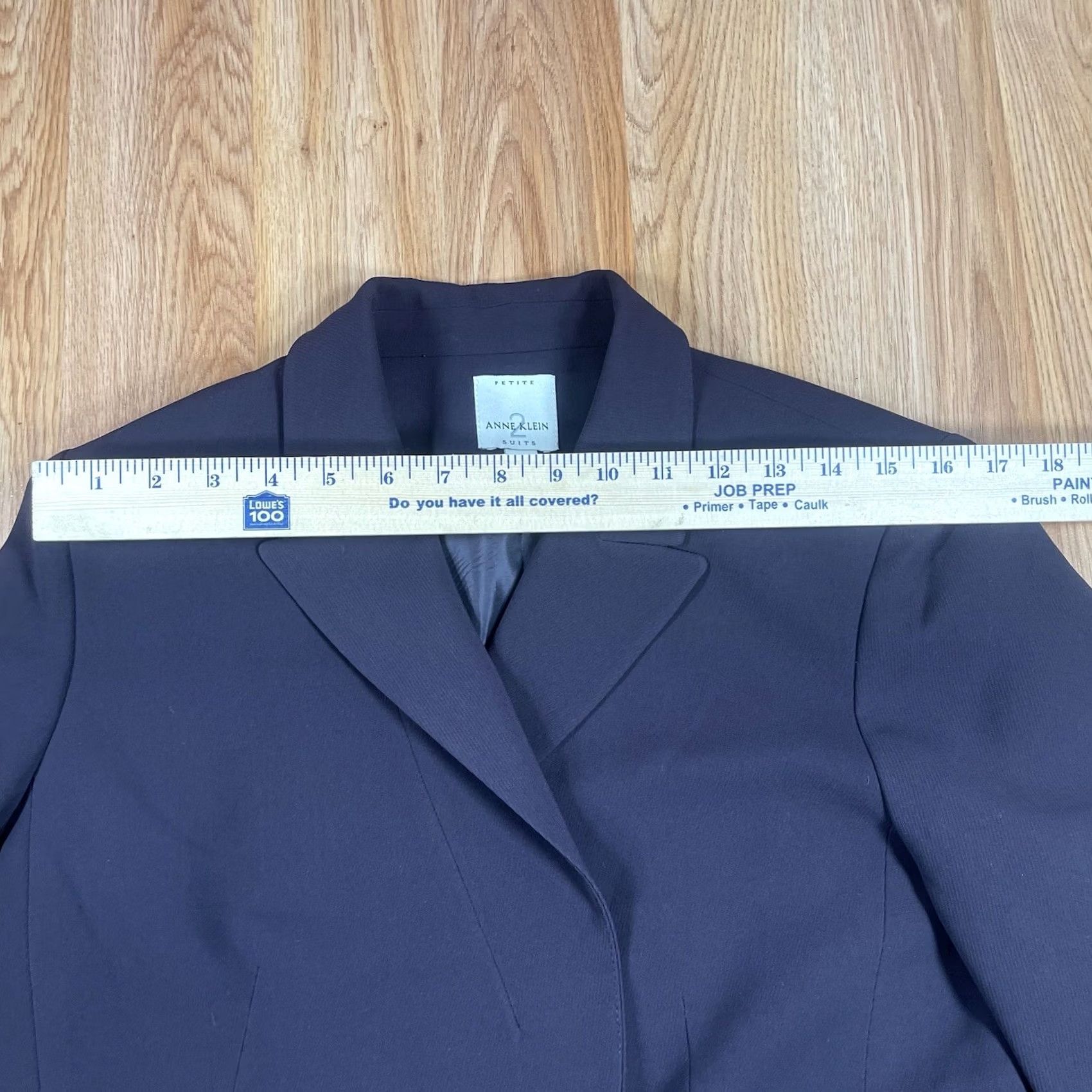 Anne Klein Anne Klein Petite Black Blazer Jacket Lined Business Wear Womens Size 10P Size L / US 10 / IT 46 - 5 Thumbnail