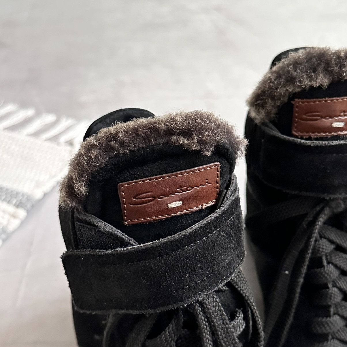 Isabel Marant Santoni Bekett Wedge Suede Fur Sneakers Isabel Marant Style Size US 7.5 / IT 37.5 - 4 Thumbnail