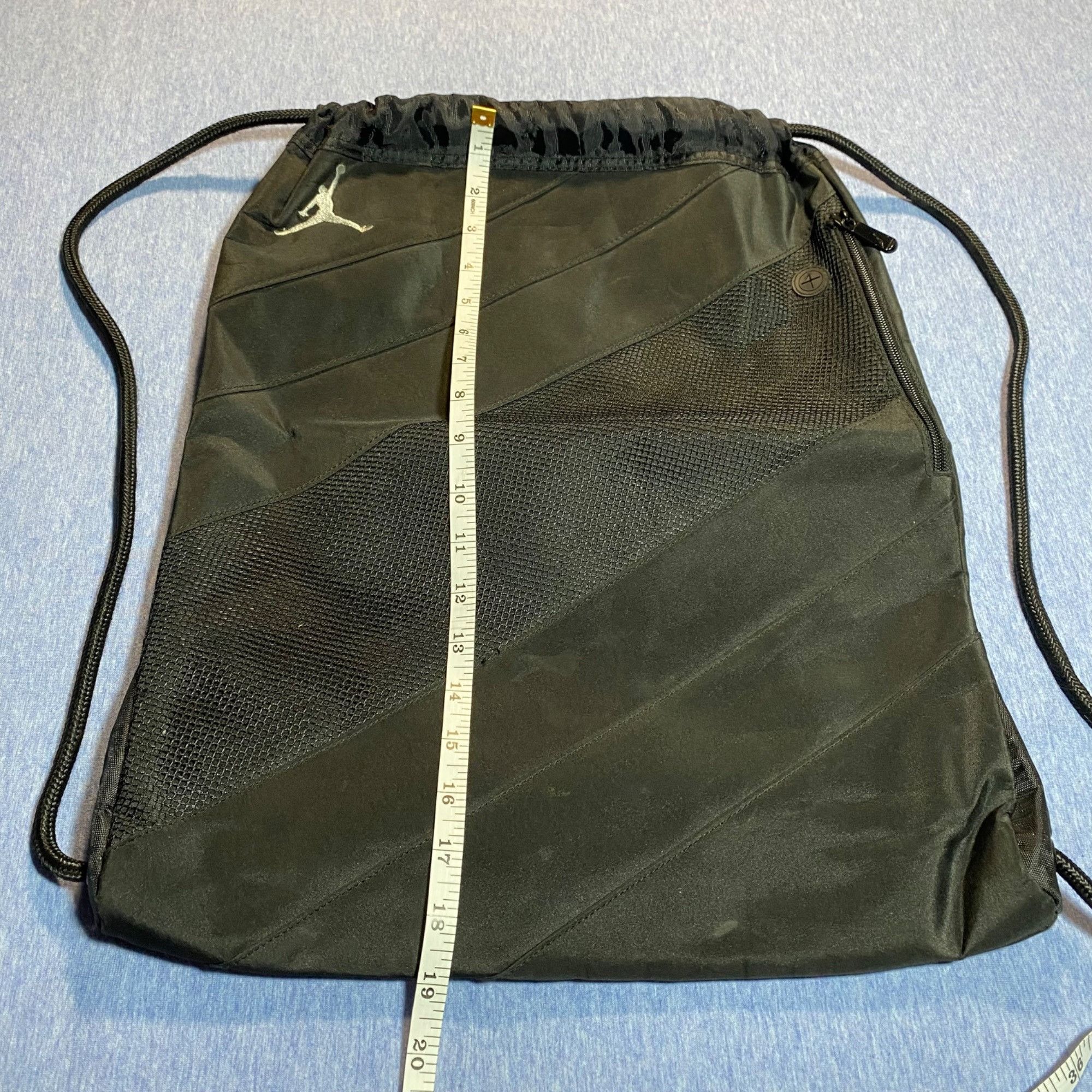 Jordan Brand Jordan Drawstring Backpack With Zip Pocket & Mesh Panels - B Size ONE SIZE - 2 Thumbnail
