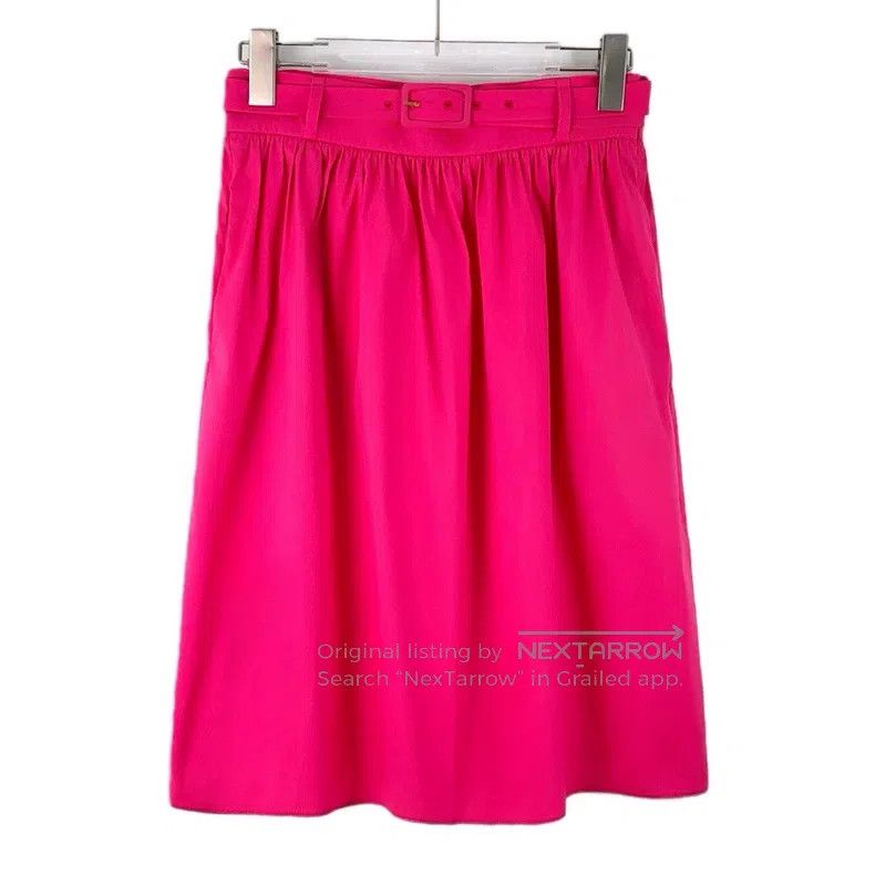 Prada Prada Rose pink cotton casual skirt Size 26" / US 2 / IT 38 - 1 Thumbnail