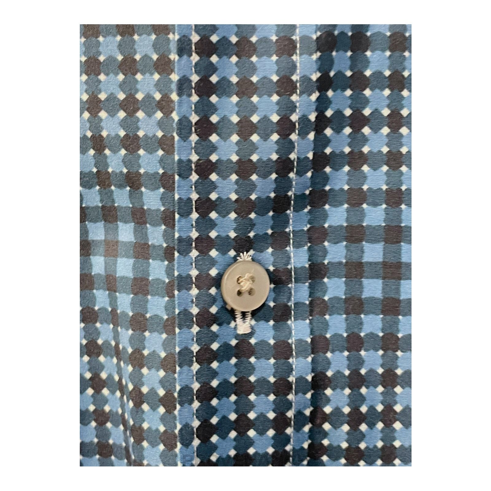 Z Zegna 🔴 Z Zegna Button Down Shirt - Blue Size US XXS / EU 40 - 5 Thumbnail