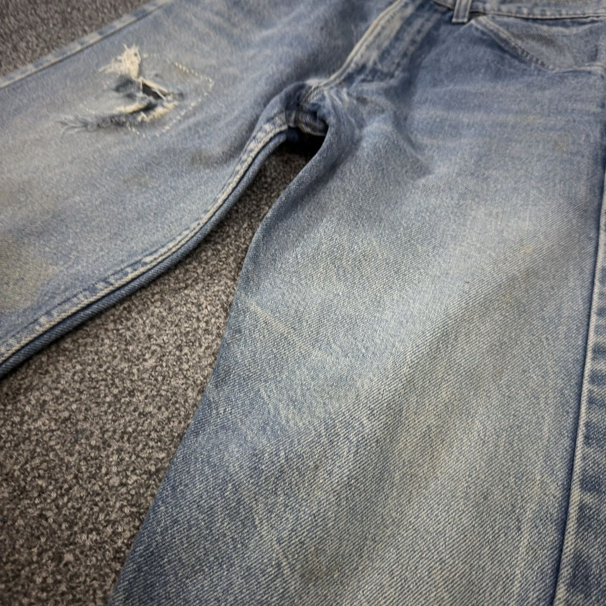 Levi's Vintage Clothing 🔥🇺🇸 Vintage Levi’s 505-0217 Orange Tab Stone Wash Denim Size US 31 - 5 Thumbnail