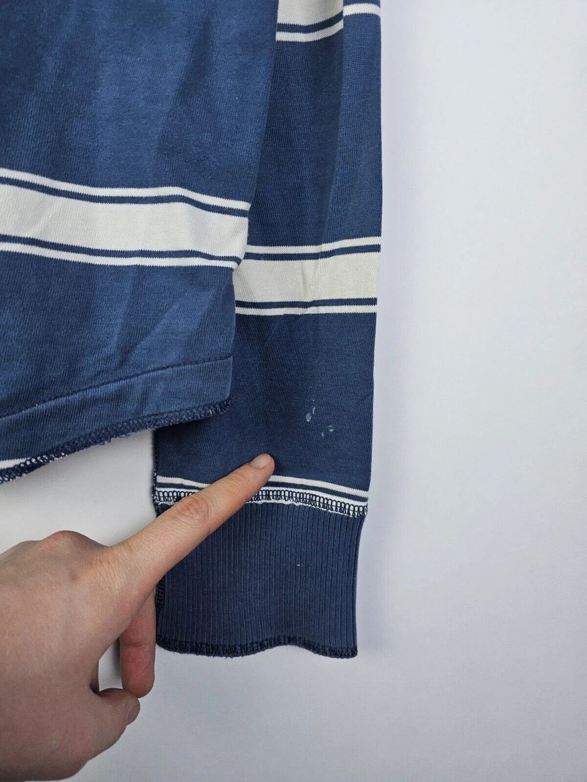 Abercrombie & Fitch Abercrombie Fitch Y2K Muscle Fit Stripe Crew Sweatshirt XL Size US XL / EU 56 / 4 - 8 Thumbnail