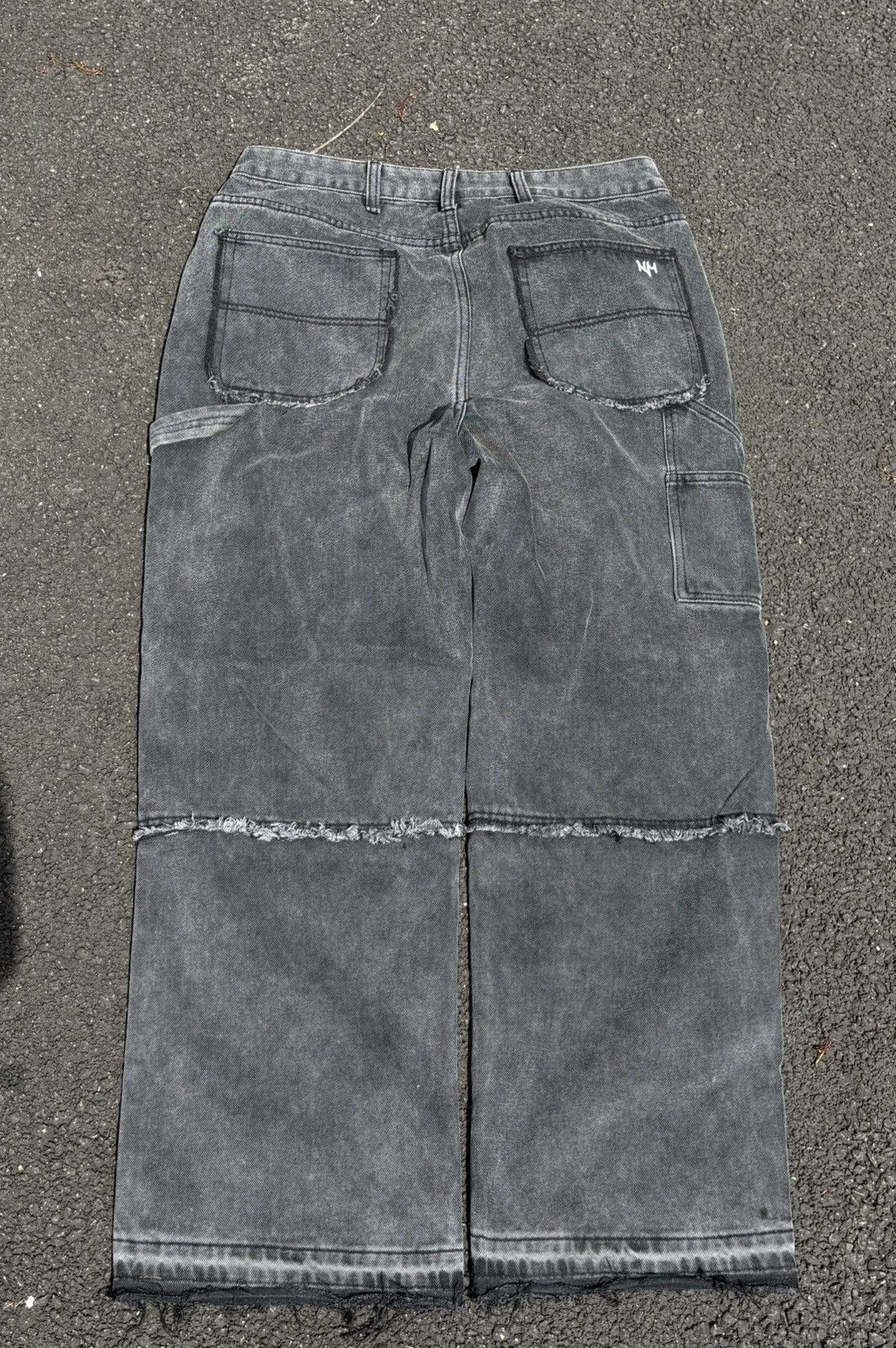 Other NOMANUAL Dark Wash Denim Carpenter Pants Size US 34 / EU 50 - 4 Thumbnail