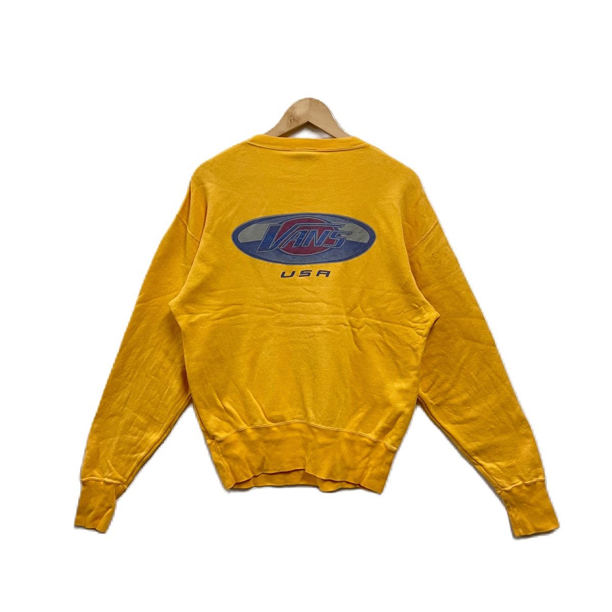 Vans Vintage 90s Vans Usa sweatshirt pullover Size US M / EU 48-50 / 2 - 1 Thumbnail