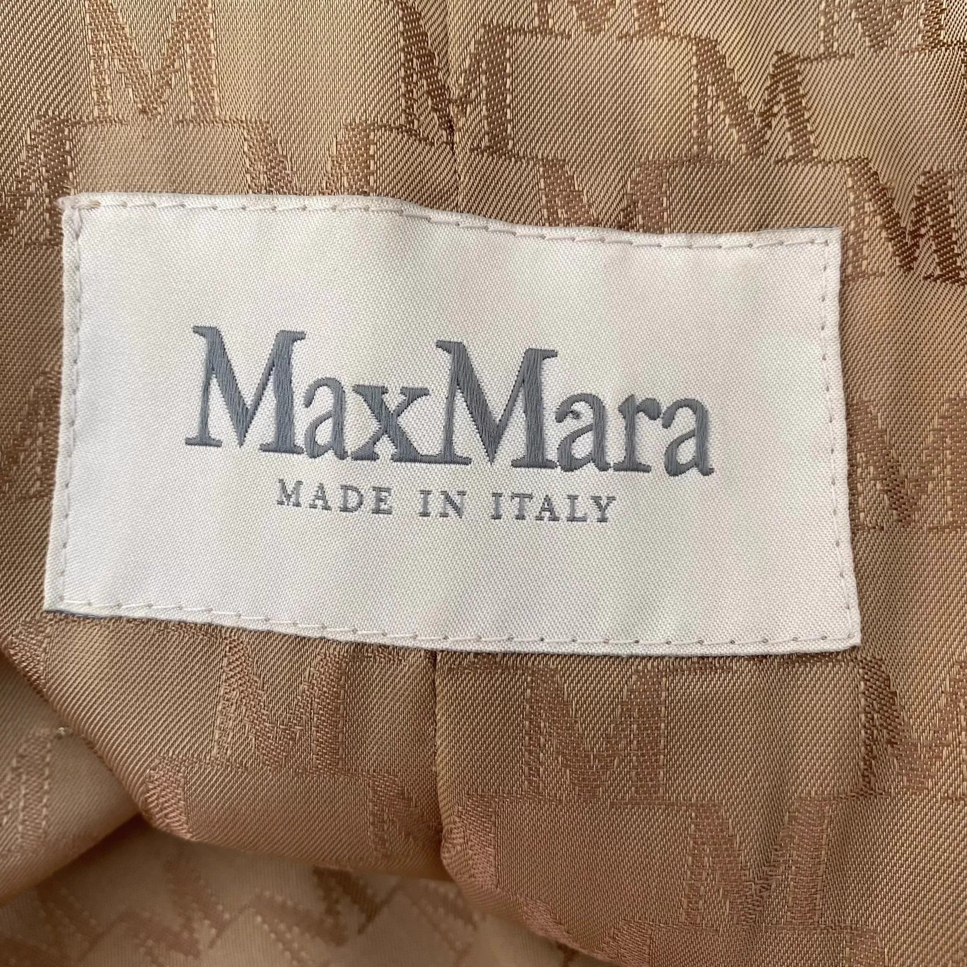 Max Mara Maxmara Khaki Coat 101801 34 Size XXS / US 00 / IT 34 - 6 Thumbnail