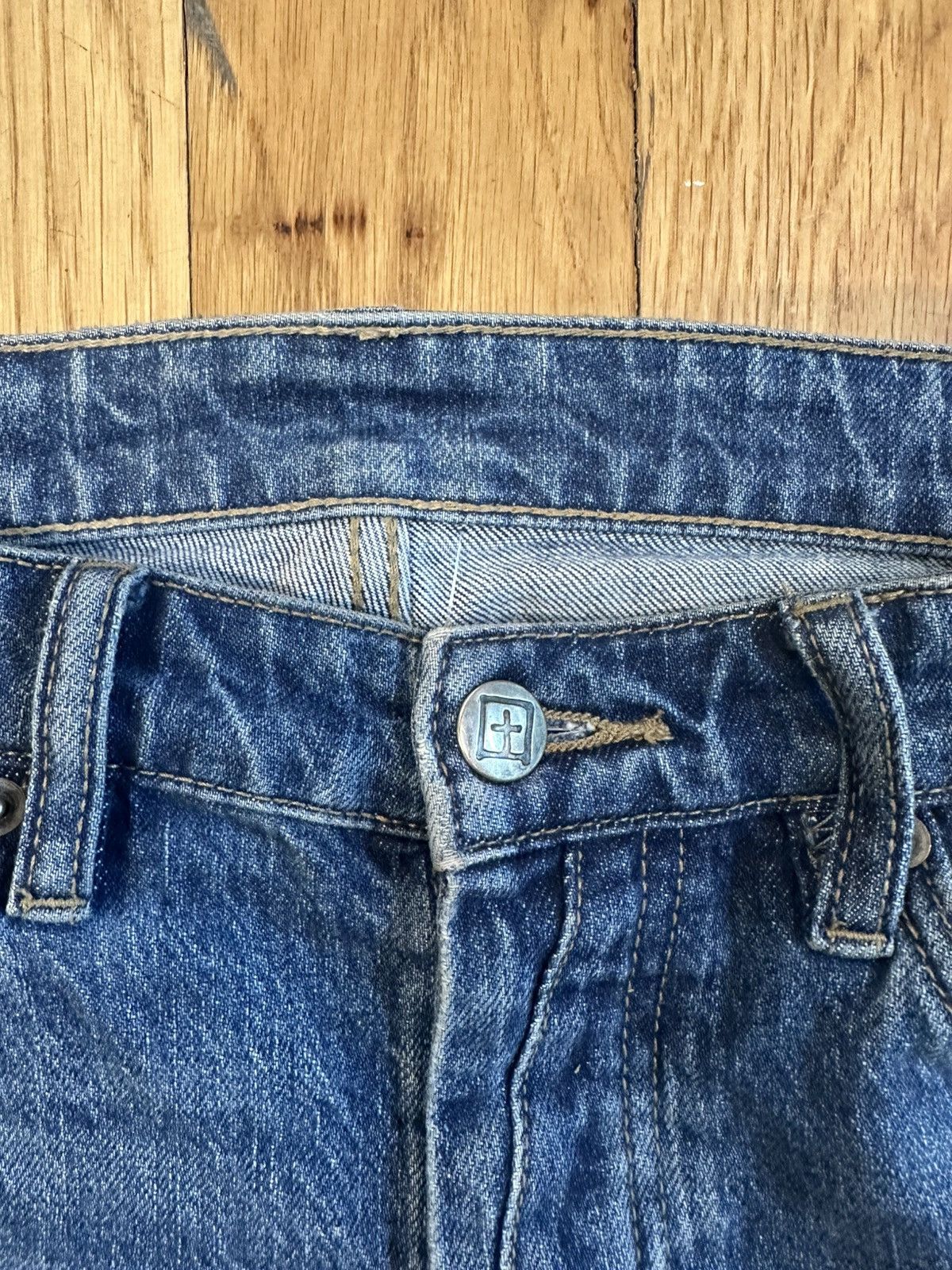Ksubi Ksubi Knee Spell Rips Blue Denim Jeans Size 28 Size US 28 / EU 44 - 3 Thumbnail