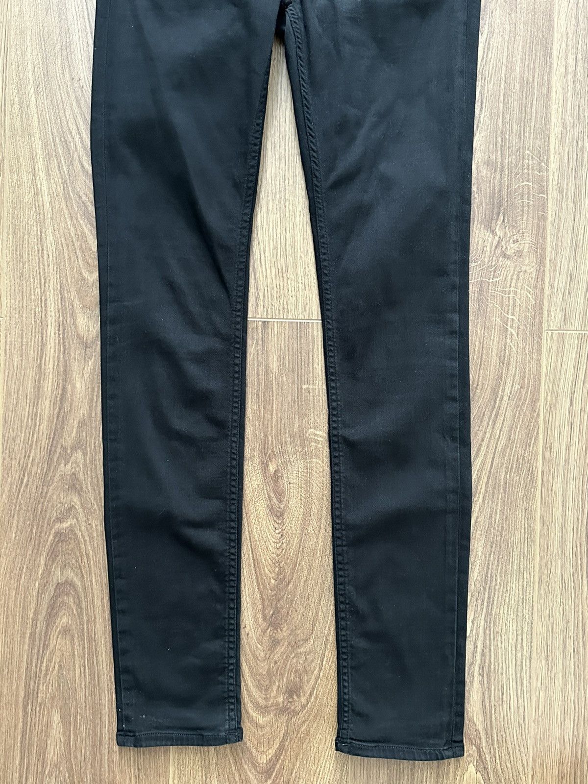 Acne Studios × Designer Acne Studios Flex Black Cotton Slim Women’s Jeans Size 28" / US 6 / IT 42 - 3 Thumbnail