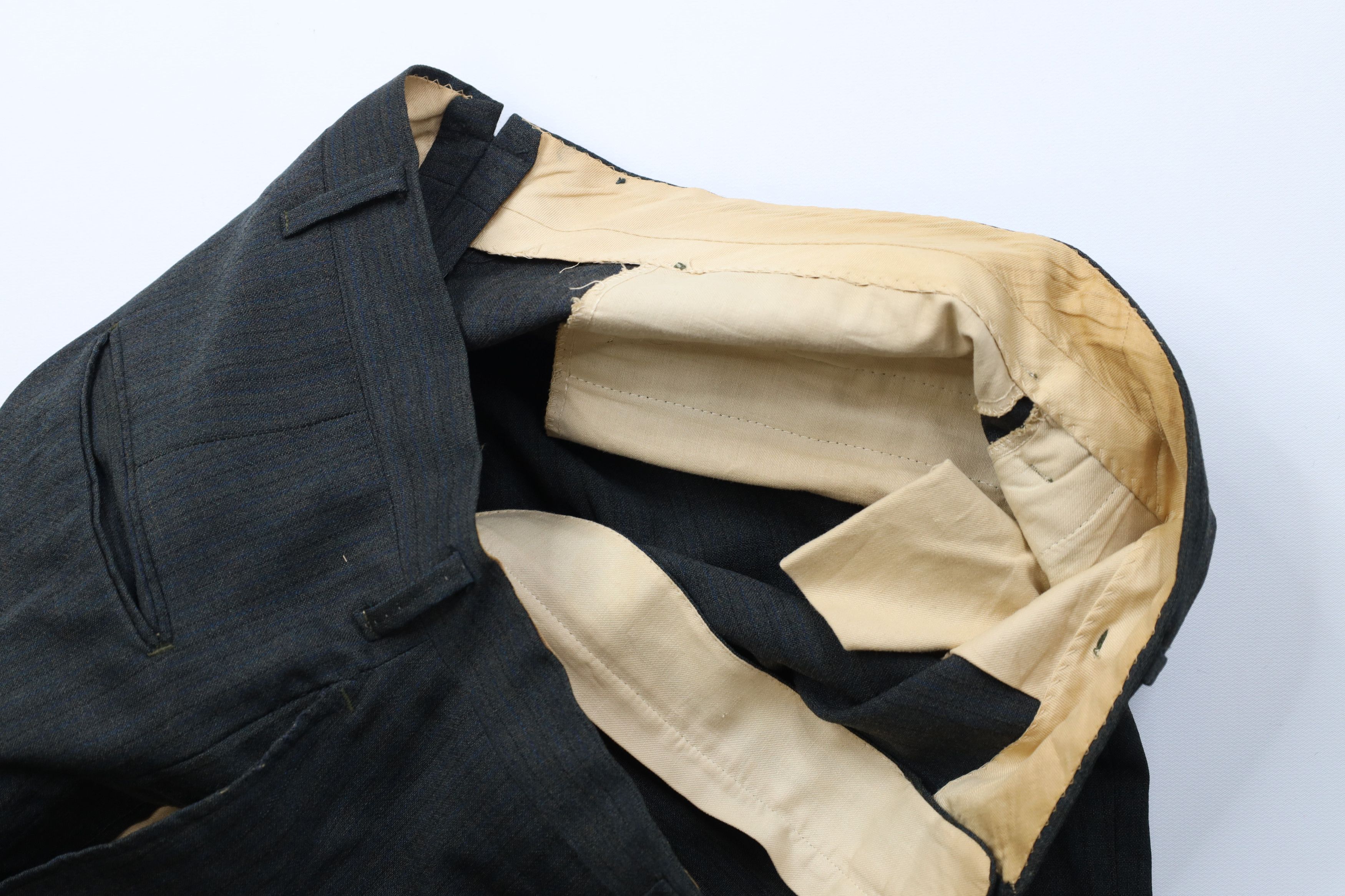 Vintage Vintage 50s Streetwear Wool Rayon Gabardine Chino Pants USA Size US 36 / EU 52 - 9 Thumbnail