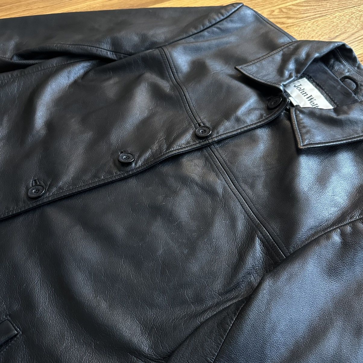 John Weitz × Vintage Vintage John Weitz leather trench coat Size US M / EU 48-50 / 2 - 4 Thumbnail