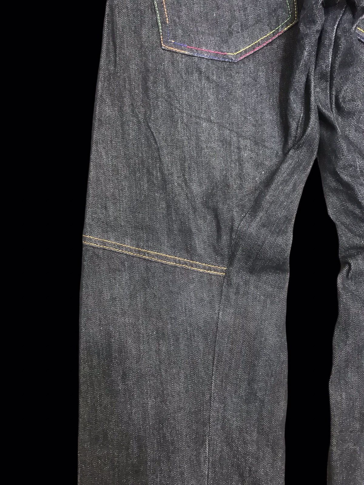 Japanese Brand × Seditionaries 💥DOUBLE WAIST💥RARE NYLAUS ZIPPER DOUBLE WAIST DENIM F430 Size US 32 / EU 48 - 14 Thumbnail