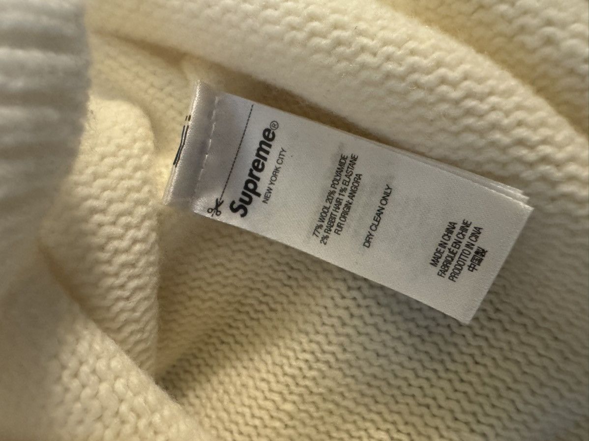 Supreme SUPREME ANGORA IVORY SWEATER Size US S / EU 44-46 / 1 - 6 Thumbnail
