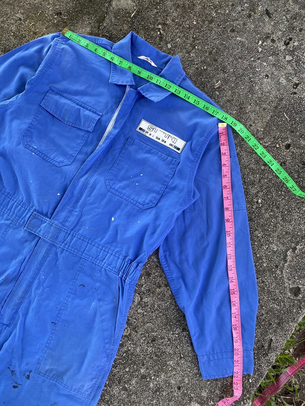Vintage Vintage Distressed Suzuki Jumpsuit Size US 37 - 12 Thumbnail