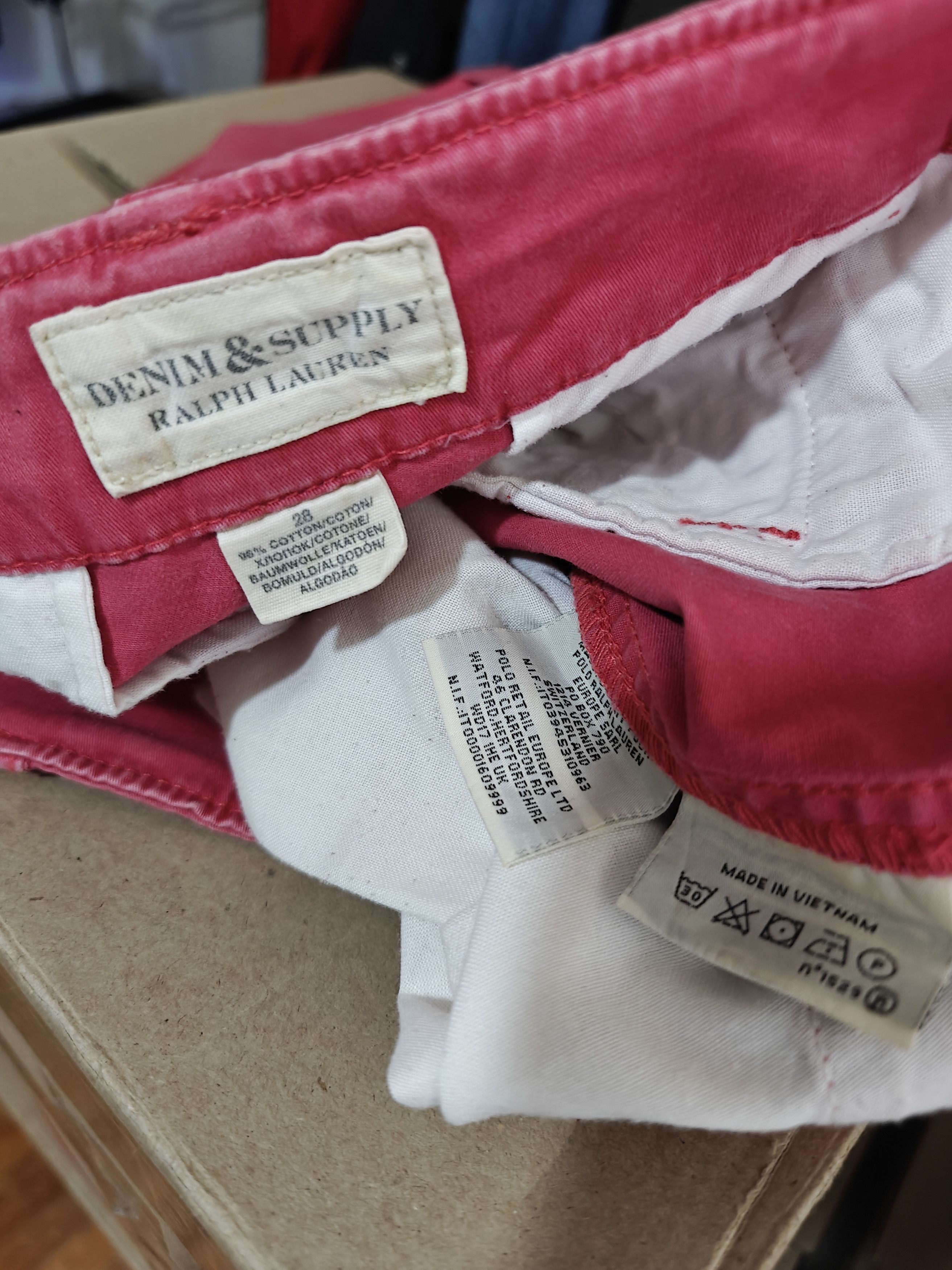 Denim & Supply Ralph Lauren Denim & Supply Ralph Lauren Cotton Shorts Pink size 28 Size US 28 / EU 44 - 7 Thumbnail