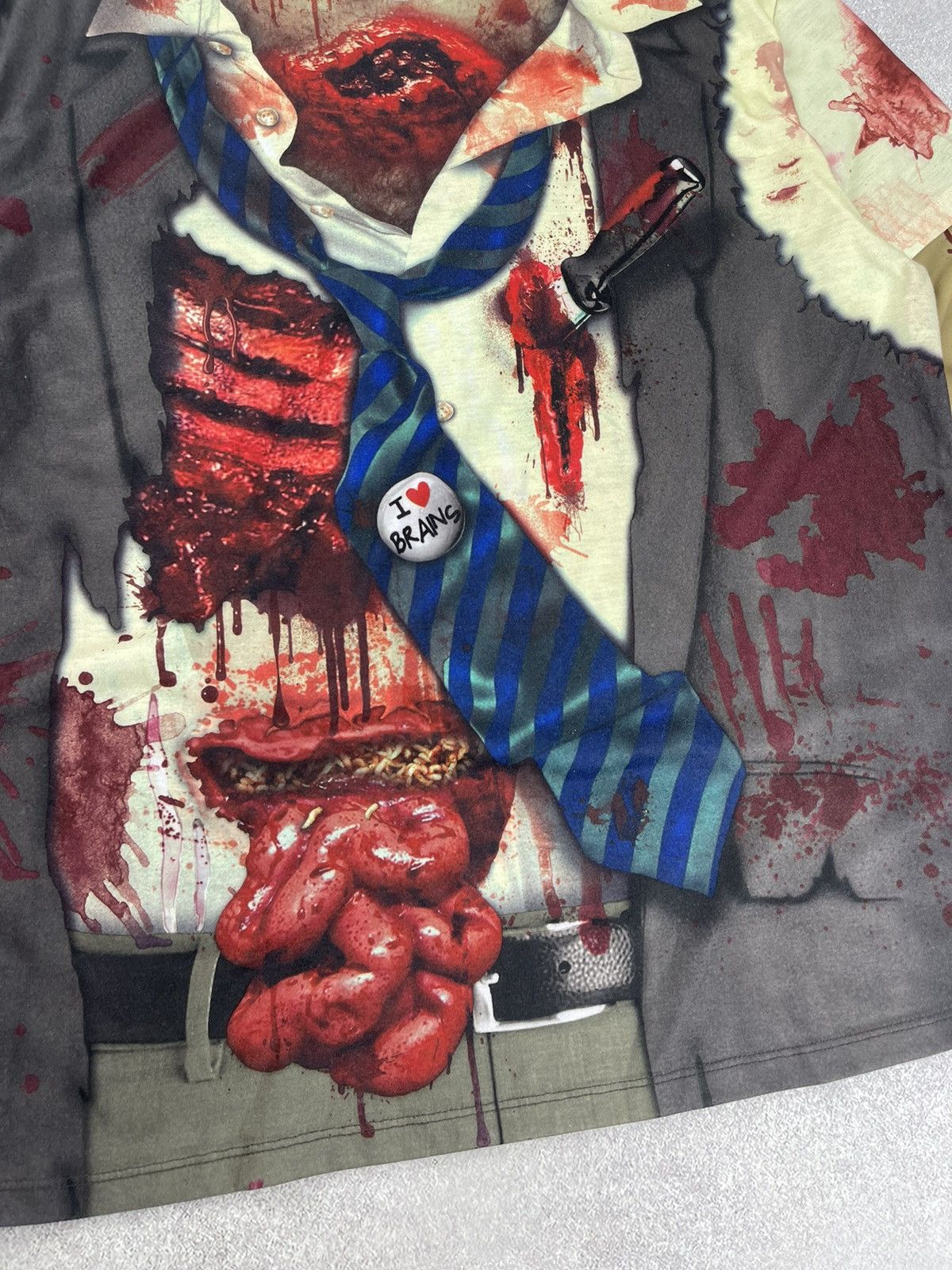 Designer Faux Real Zombie Dead Man Halloween Longsleeve Size L Size US L / EU 52-54 / 3 - 4 Thumbnail