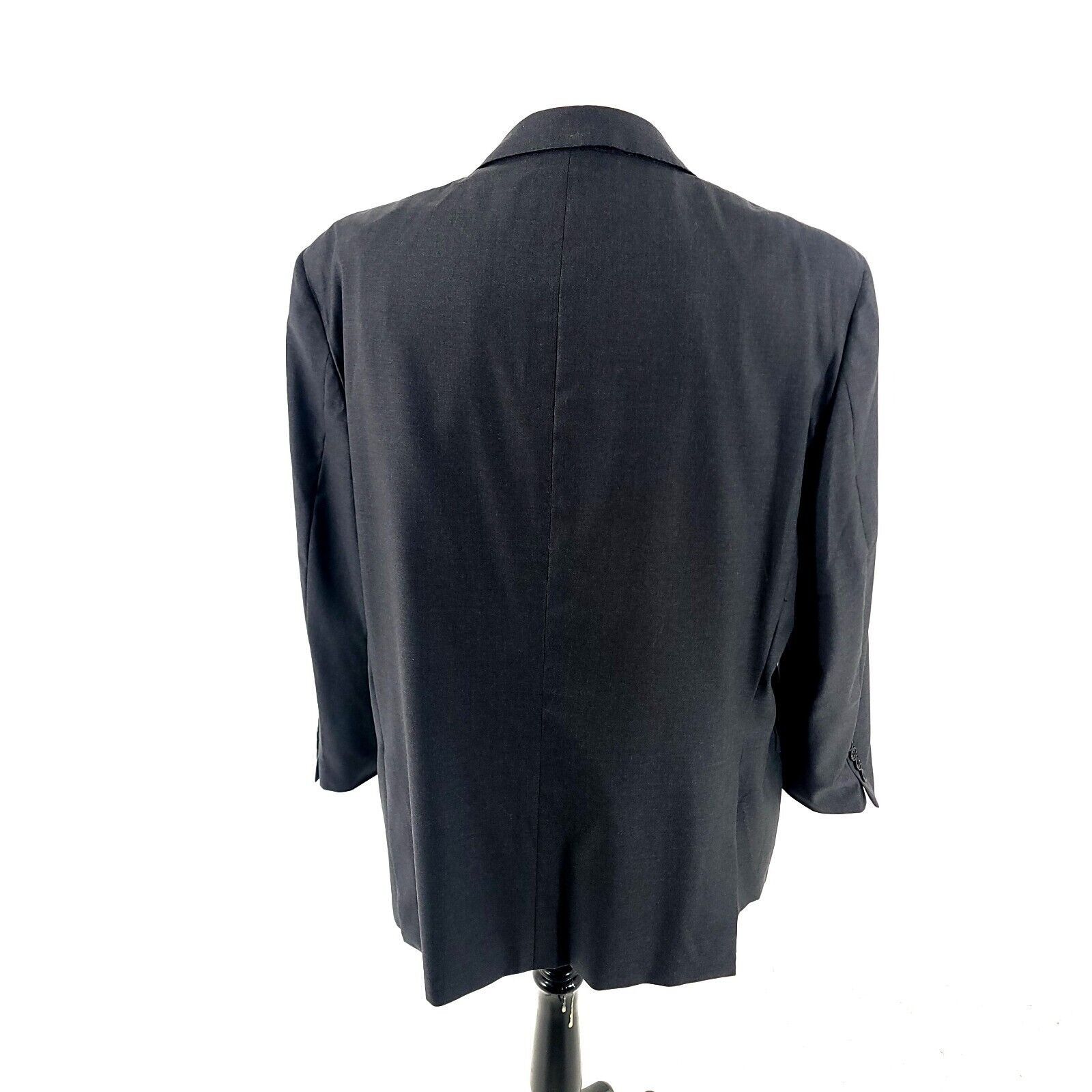 Hickey Freeman Hickey Freeman New York Traveler Beacon Worsted Wool 2 Butto Size 46R - 6 Thumbnail