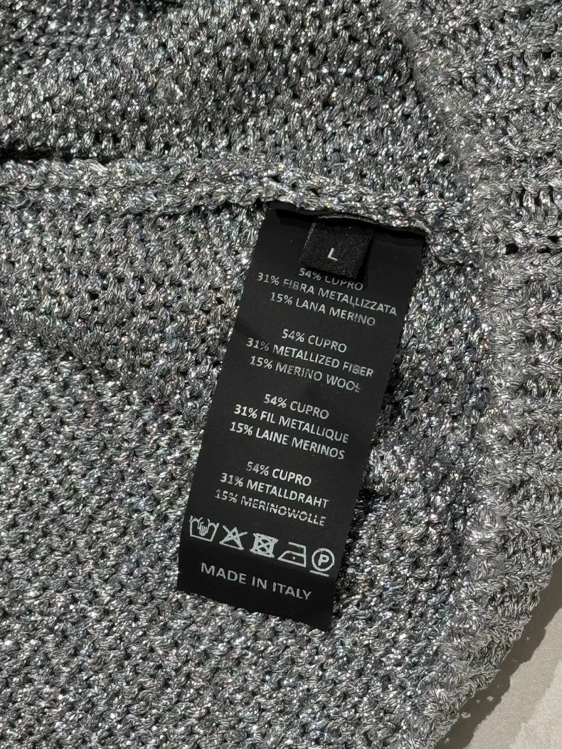 Raf Simons Raf Simons Copper ammonia metal fiber blended merino sweat Size US L / EU 52-54 / 3 - 4 Thumbnail