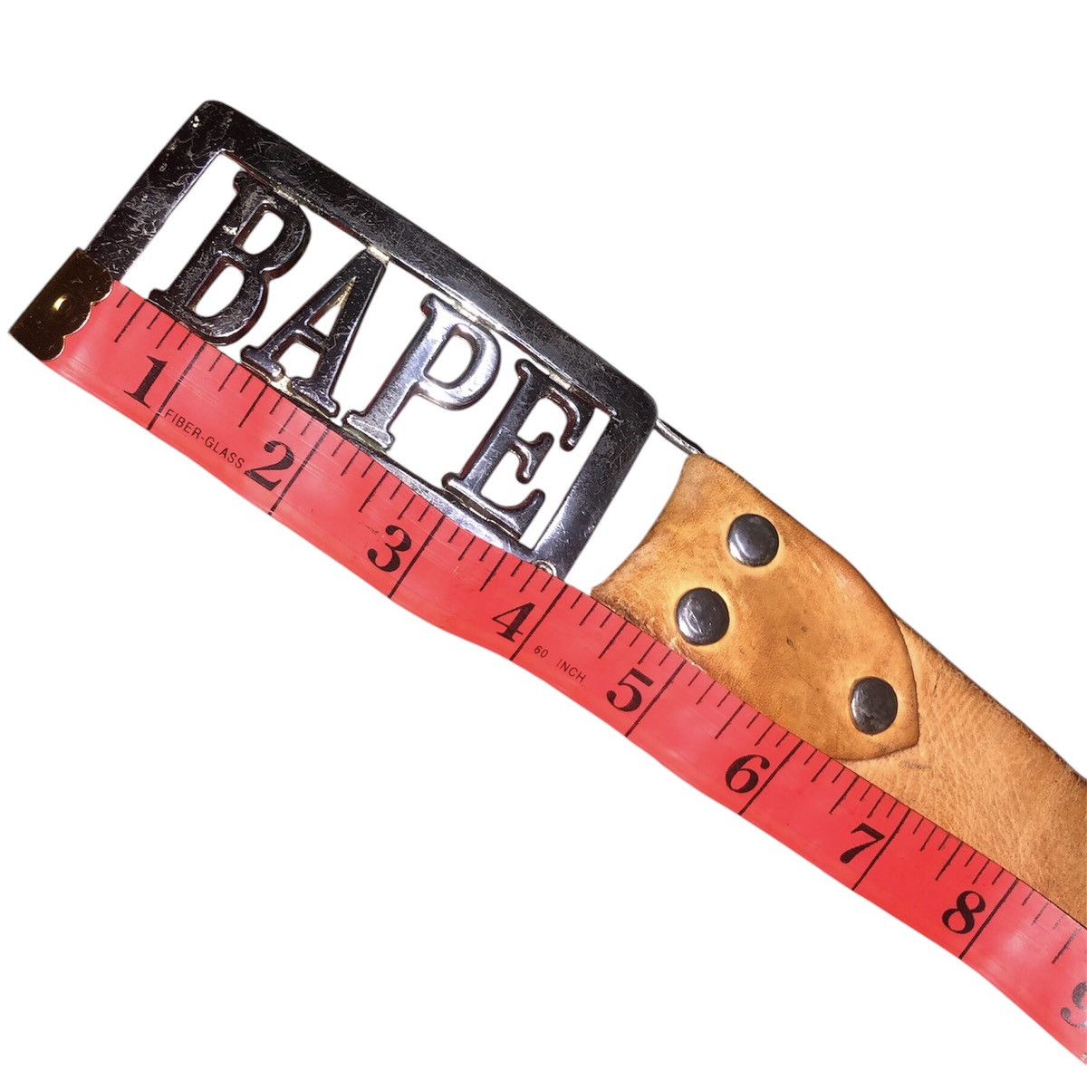 Bape VINTAGE LEATHER BAPE BY A BATHING APE (UNISEX) Size 30 - 5 Thumbnail