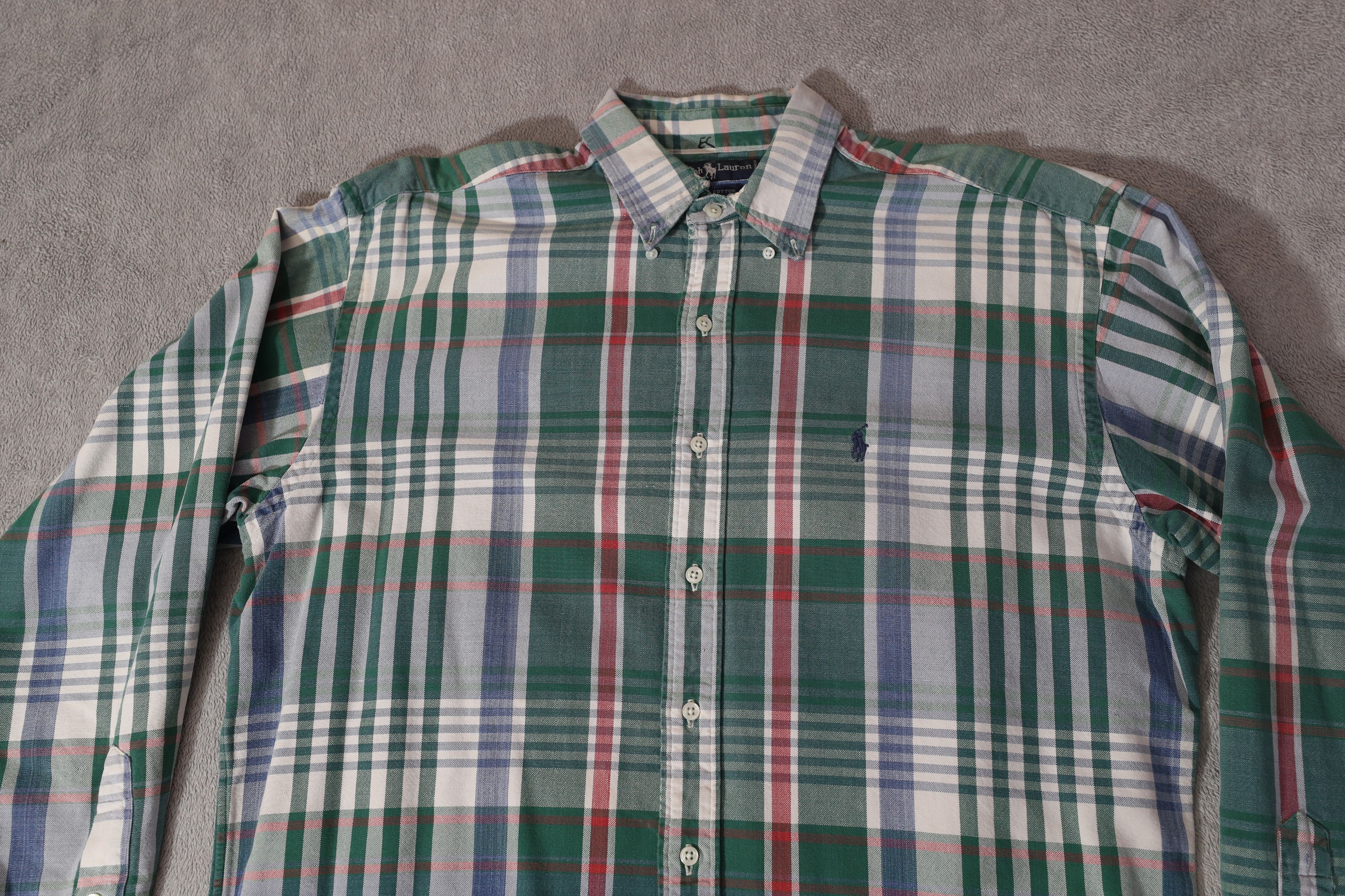 Polo Ralph Lauren Polo Ralph Lauren icon logo plaid stretch poplin (L) Size US L / EU 52-54 / 3 - 3 Thumbnail