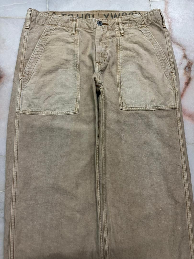 Vintage 💥 Go To Hollywood Baker Pants 90s Sick Faded Y C C Logo Size US 30 / EU 46 - 3 Thumbnail