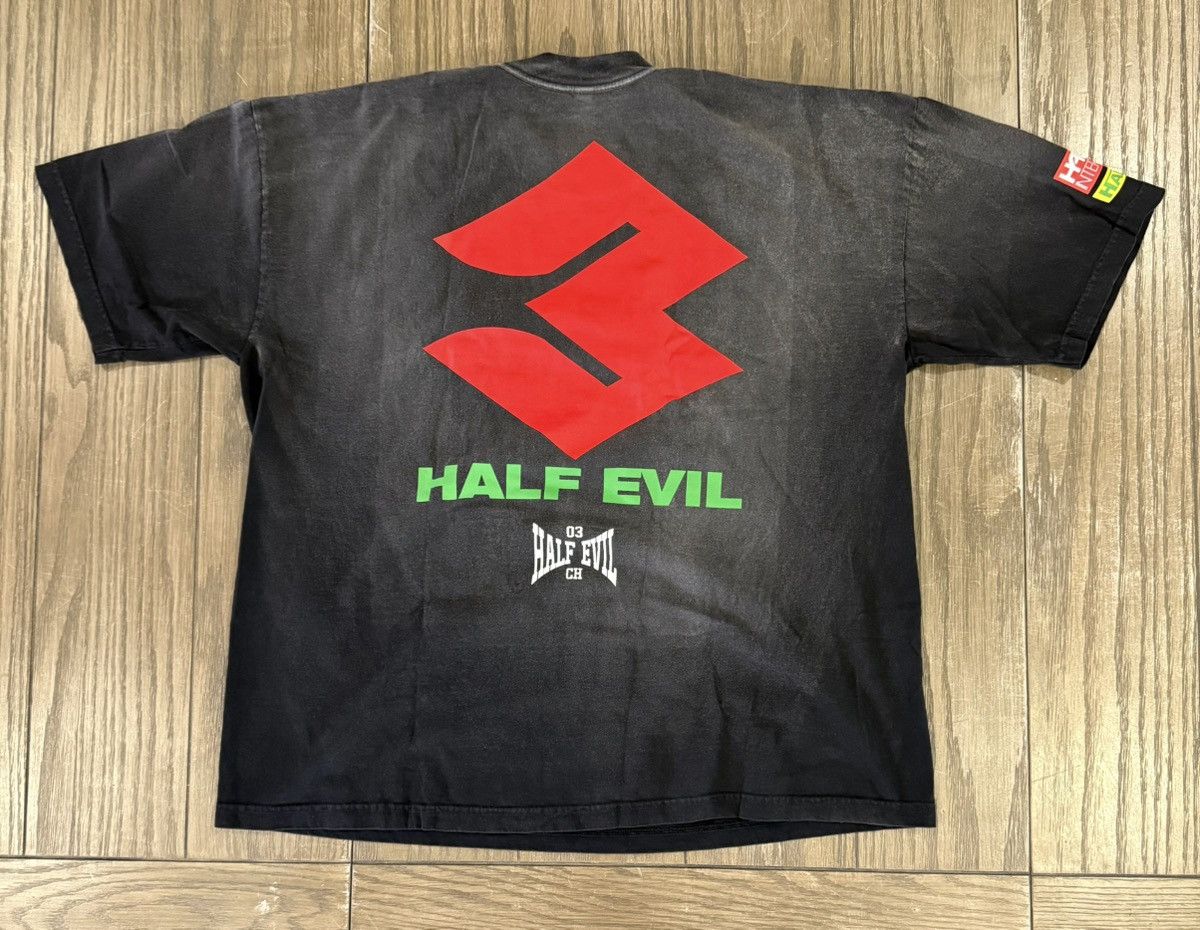 Half Evil ⚡️ Half Evil 333 Black 03 Race Team Tee Shirt 2XL XXL ⚡️ Size US XXL / EU 58 / 5 - 2 Thumbnail