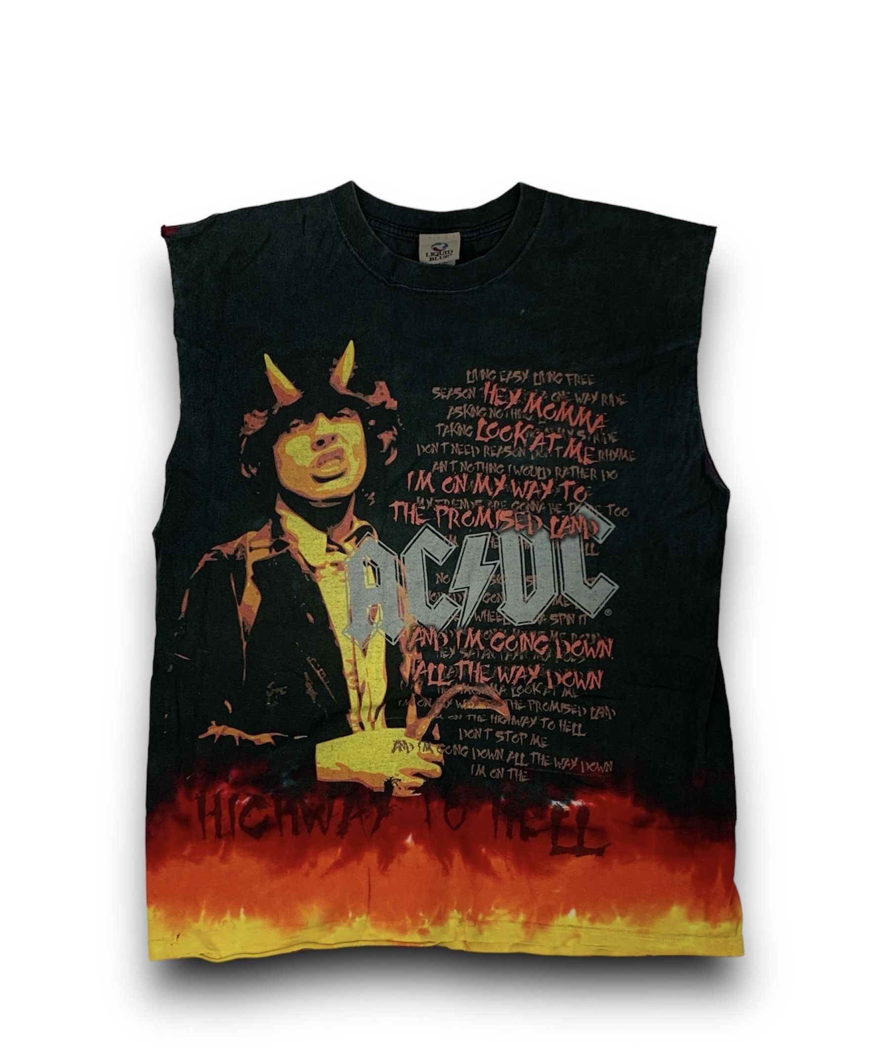 AC/DC × Liquid Blue × Vintage AC/DC Liquid Blue Tank Top Vintage Size L Size US L / EU 52-54 / 3 - 1 Thumbnail