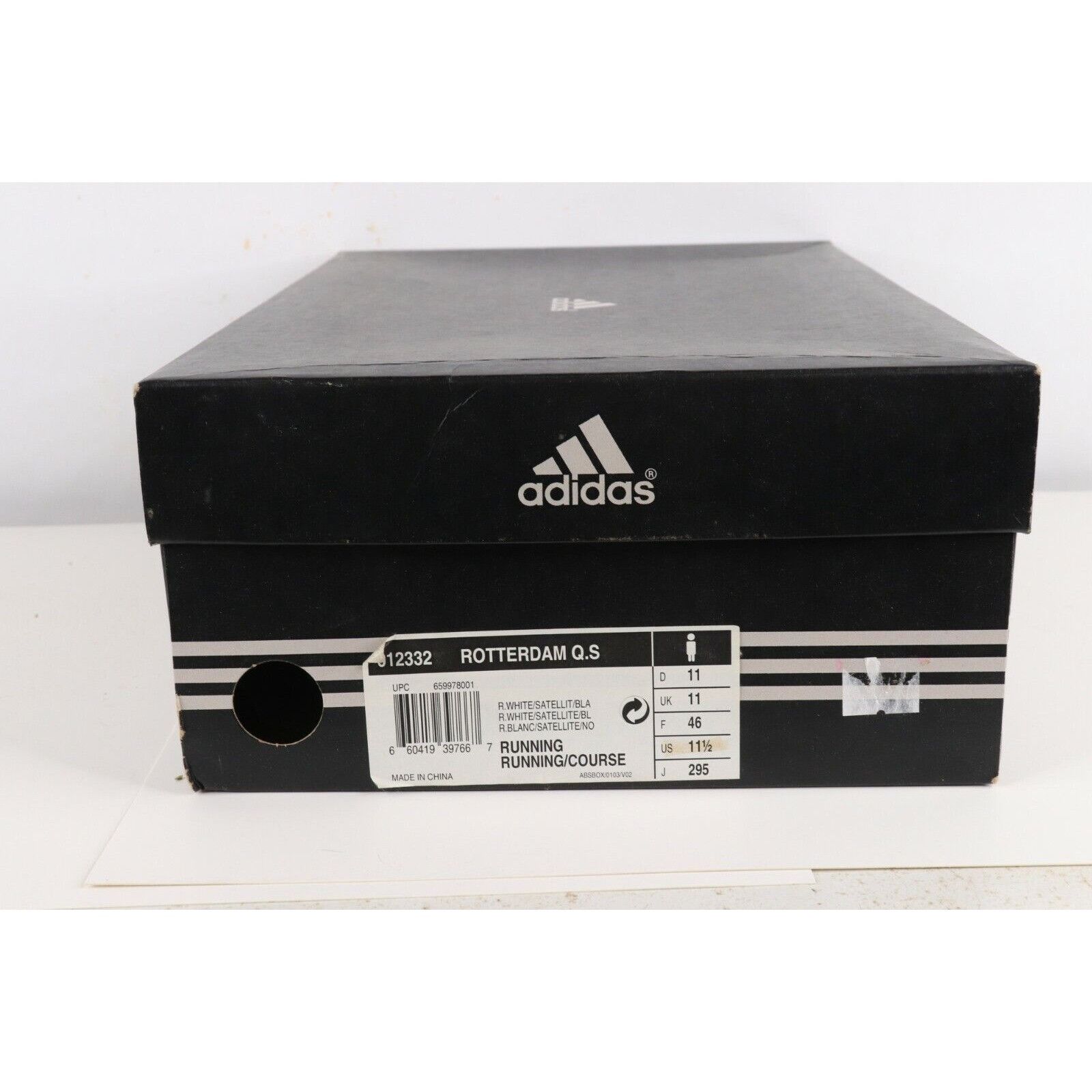 Adidas NOS Vintage Adidas Rotterdam Q.S Gym Jogging Running Shoes Size US 11.5 / EU 44-45 - 9 Thumbnail