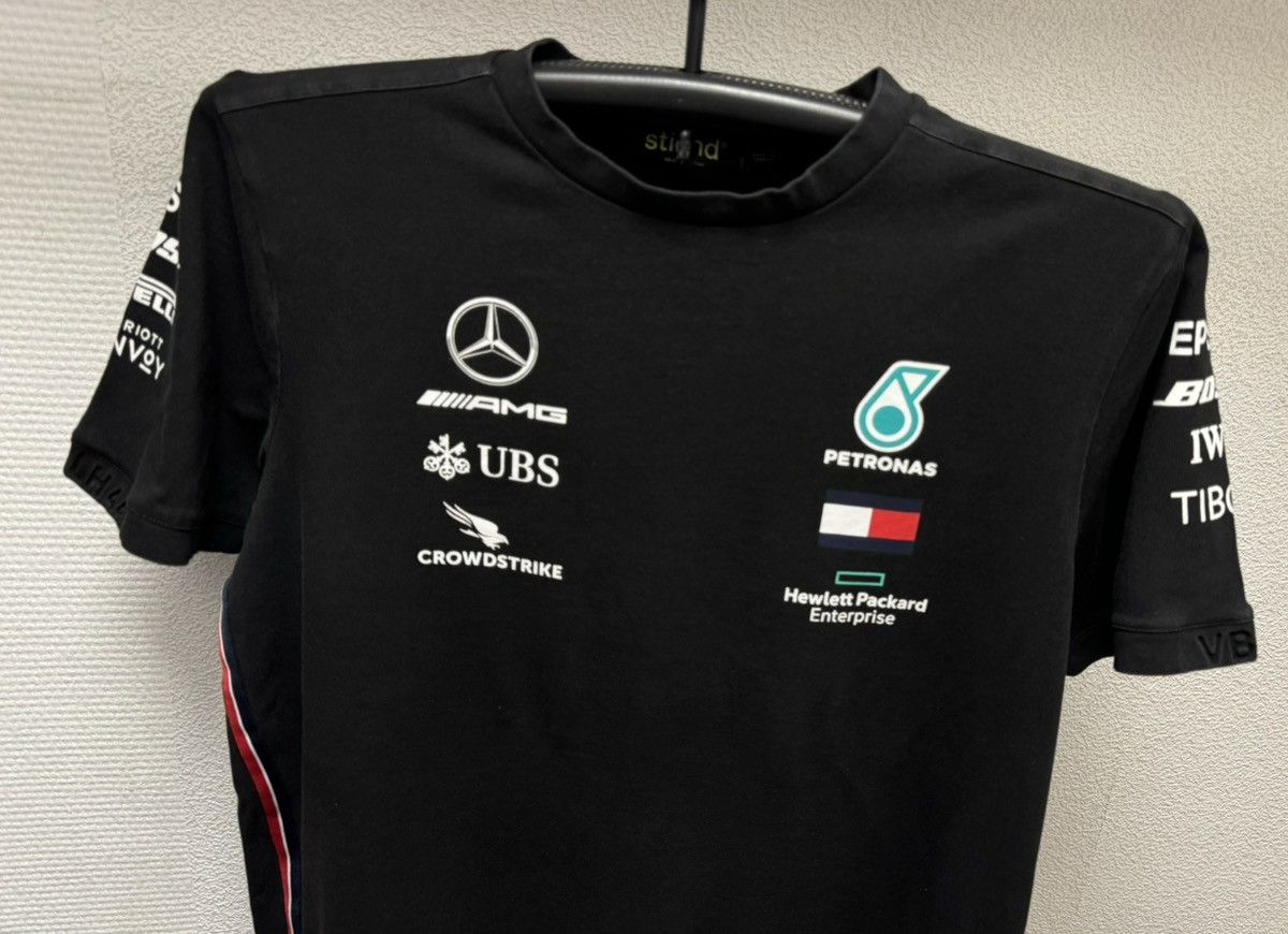 Formula 1 Petronas tommy Hilfiger vintage racing black t-shirt F1 L Size US L / EU 52-54 / 3 - 6 Thumbnail