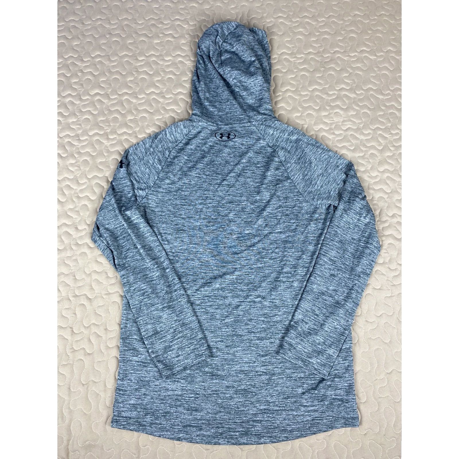 Under Armour VINTAGE Project Rock Under Armour HeatGear Light Workout Hoodie Shirt Mens Sz S Gray Size US S / EU 44-46 / 1 - 5 Thumbnail
