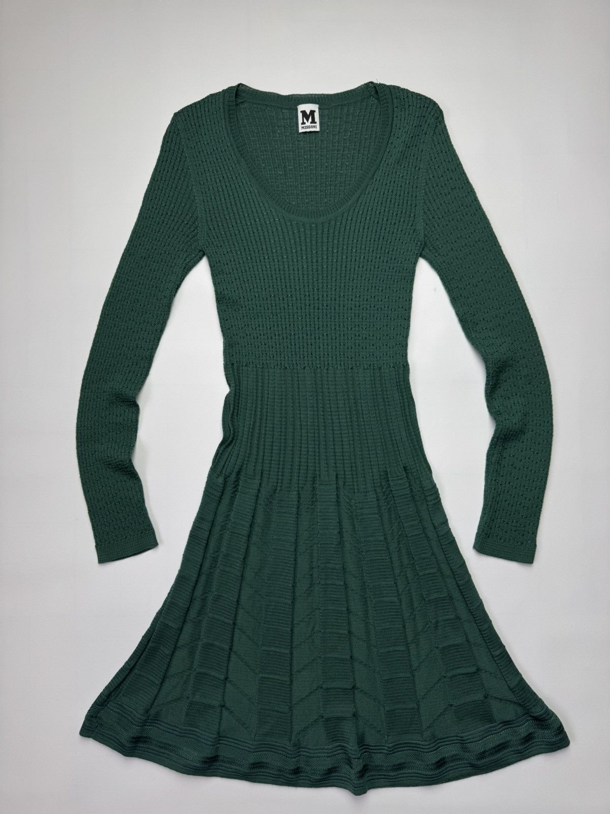 Missoni Missoni Iconic Zig-Zag Chevron Knit Dress - Size S Size S / US 4 / IT 40 - 1 Thumbnail