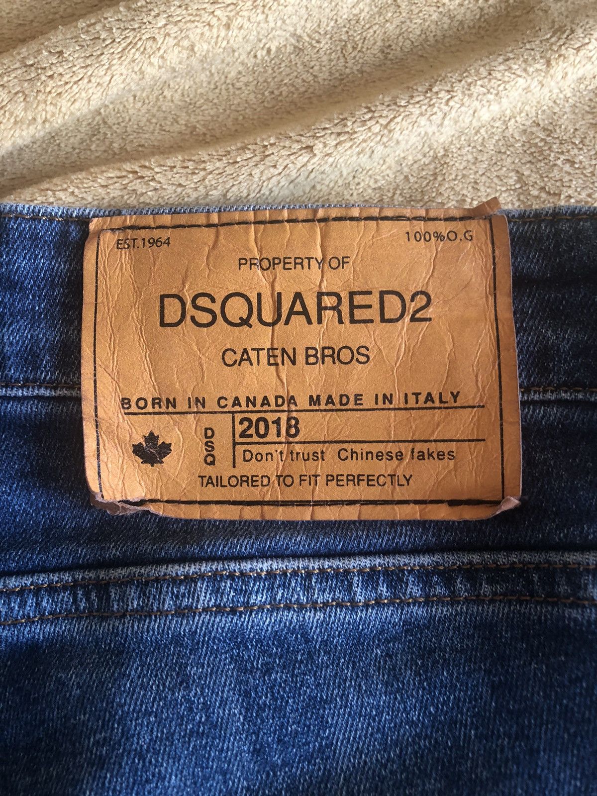 Dsquared2 DSQUARED2 CLASSIC VINTAGE DESIGNER DENIM JEANS PANTS Size US 29 - 3 Thumbnail