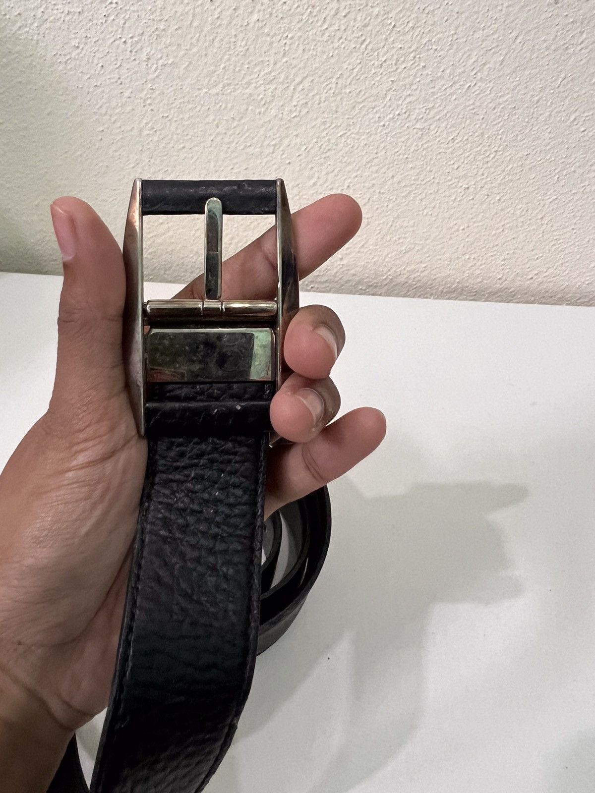 Leather Dunhill Formal Buckle Belt Size ONE SIZE - 4 Thumbnail