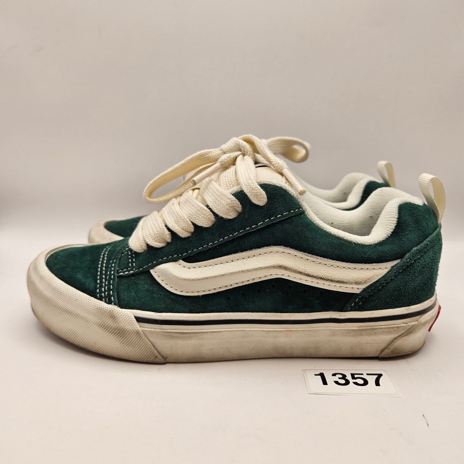 Vans VANS KNU SKOOL WOMEN'S 6 PINE GREEN SUEDE OFF THE WALL Size US 6 / IT 36 - 2 Thumbnail