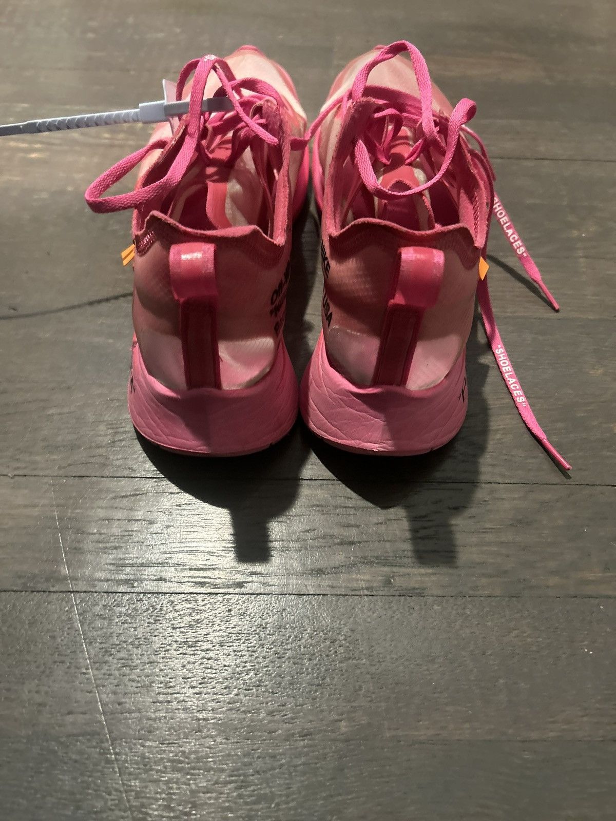 Nike × Off-White Nike Zoom Fly Off-White Pink Size US 12 / EU 45 - 4 Thumbnail